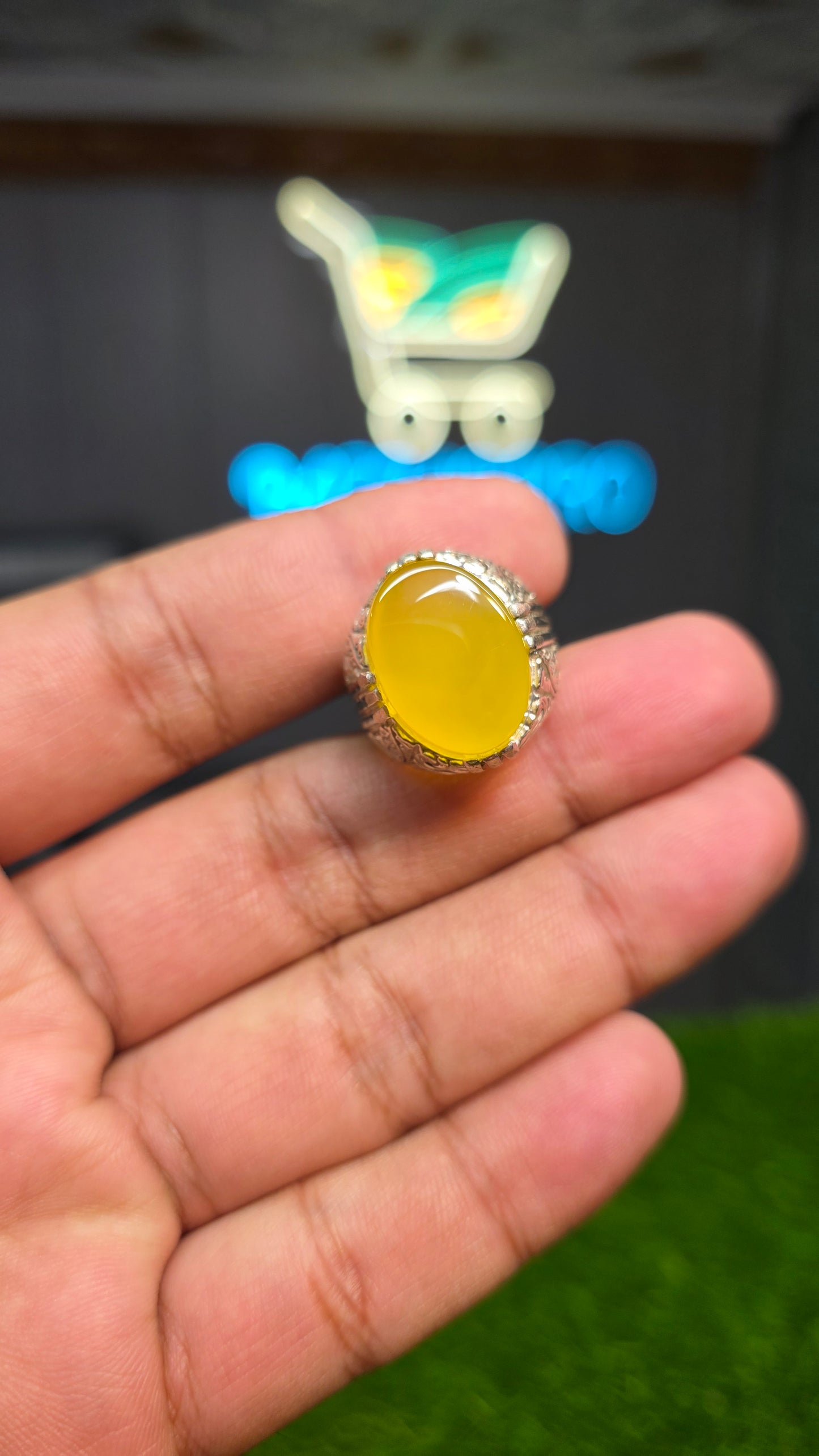 Premium Quality Zarad Aqeeq Ring