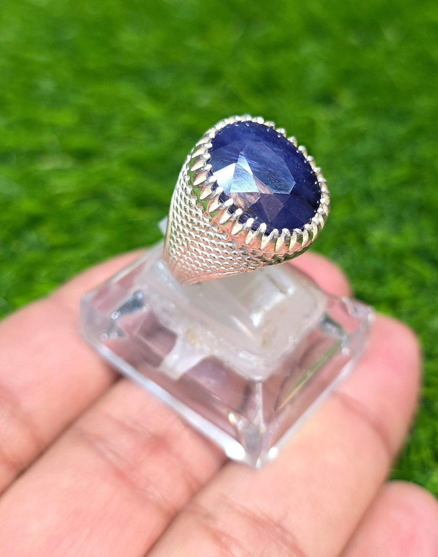 Premium Quality Neelam Ring