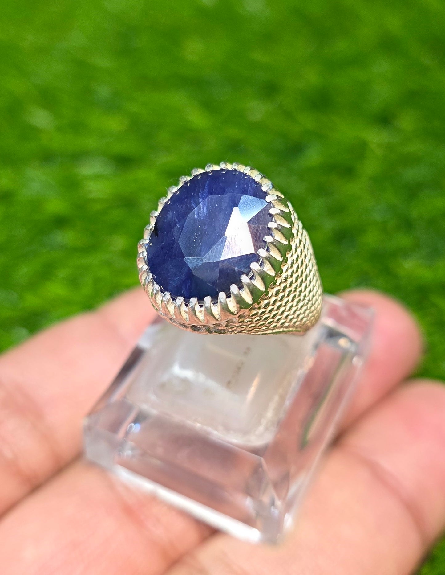 Premium Quality Neelam Ring