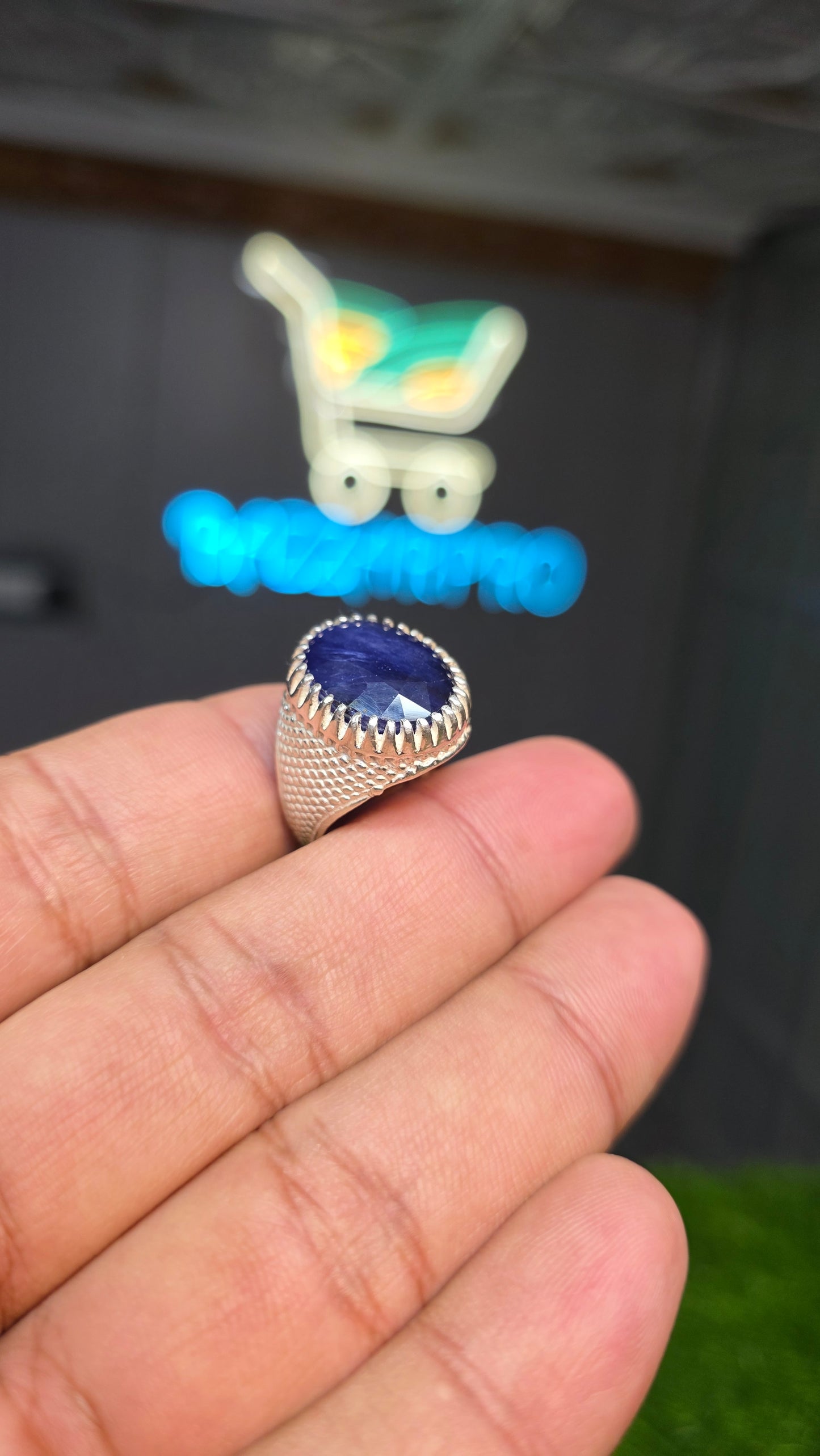 Premium Quality Neelam Ring