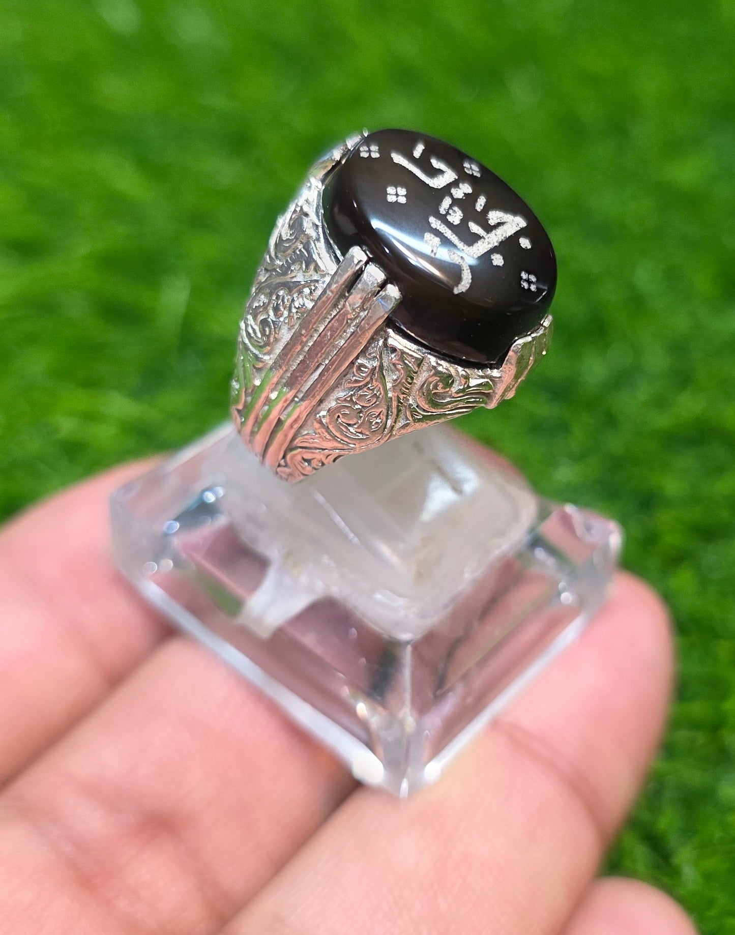Premium Quality Islamic Agate Agate Ring