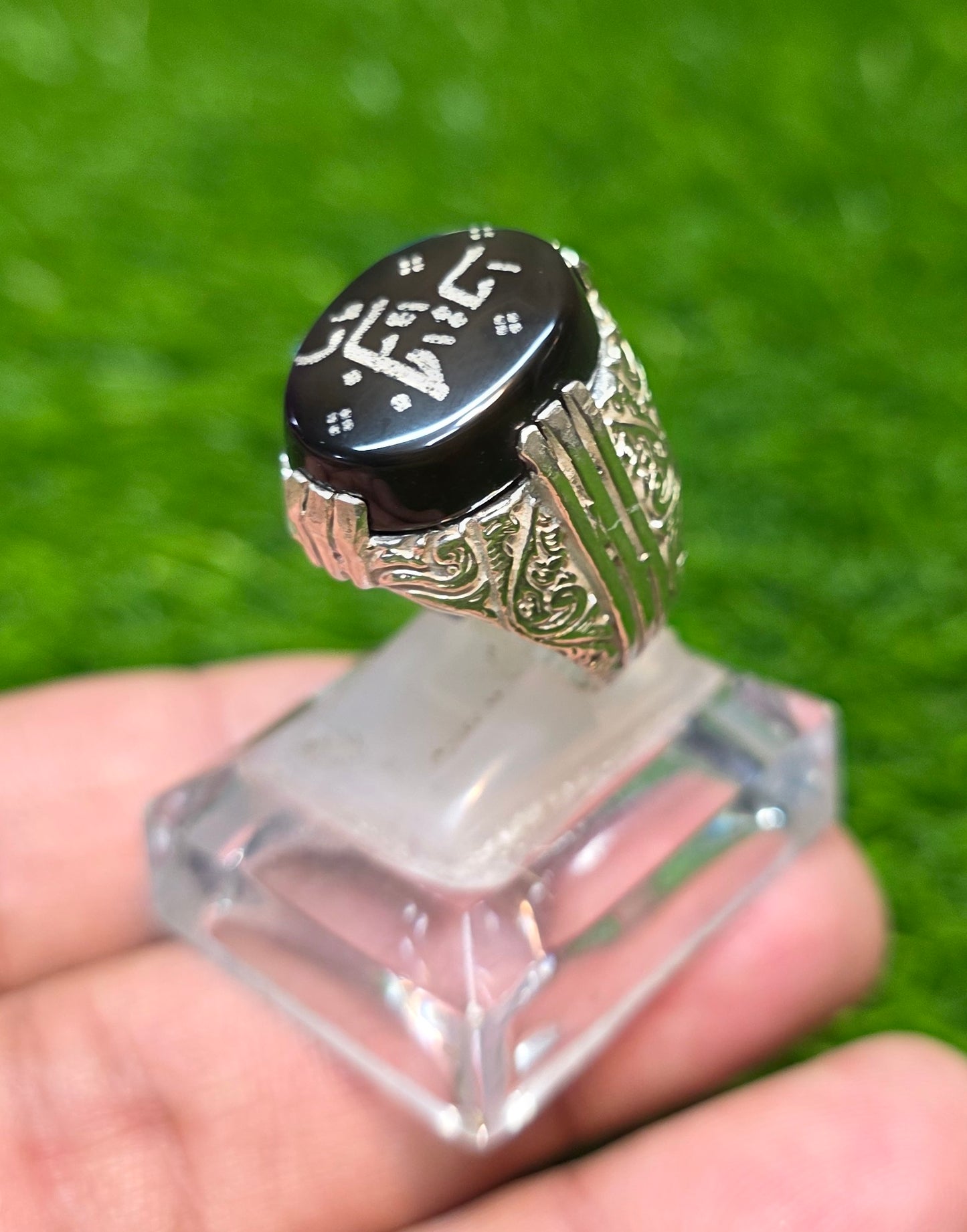 Premium Quality Islamic Agate Agate Ring