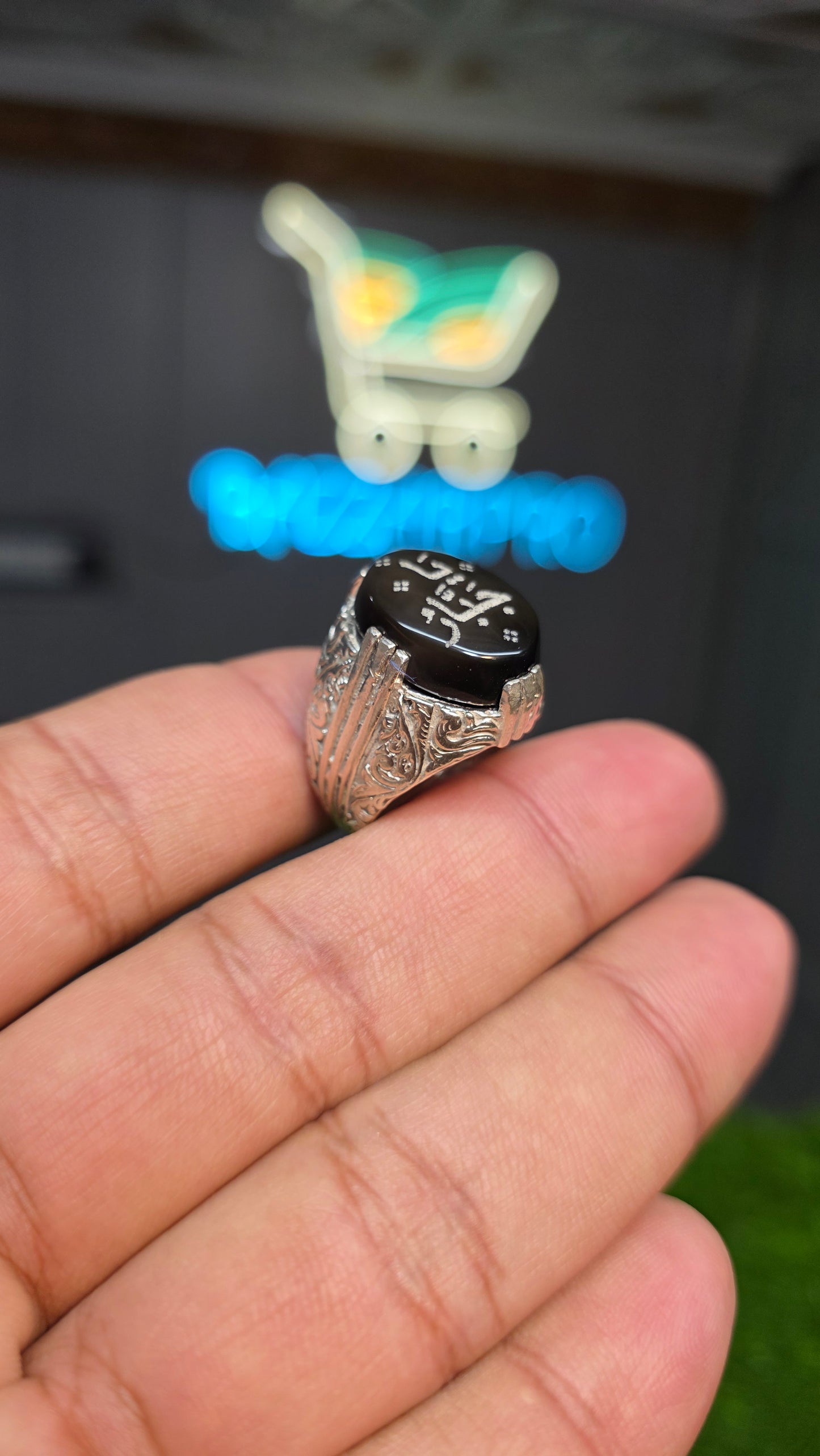 Premium Quality Islamic Agate Agate Ring