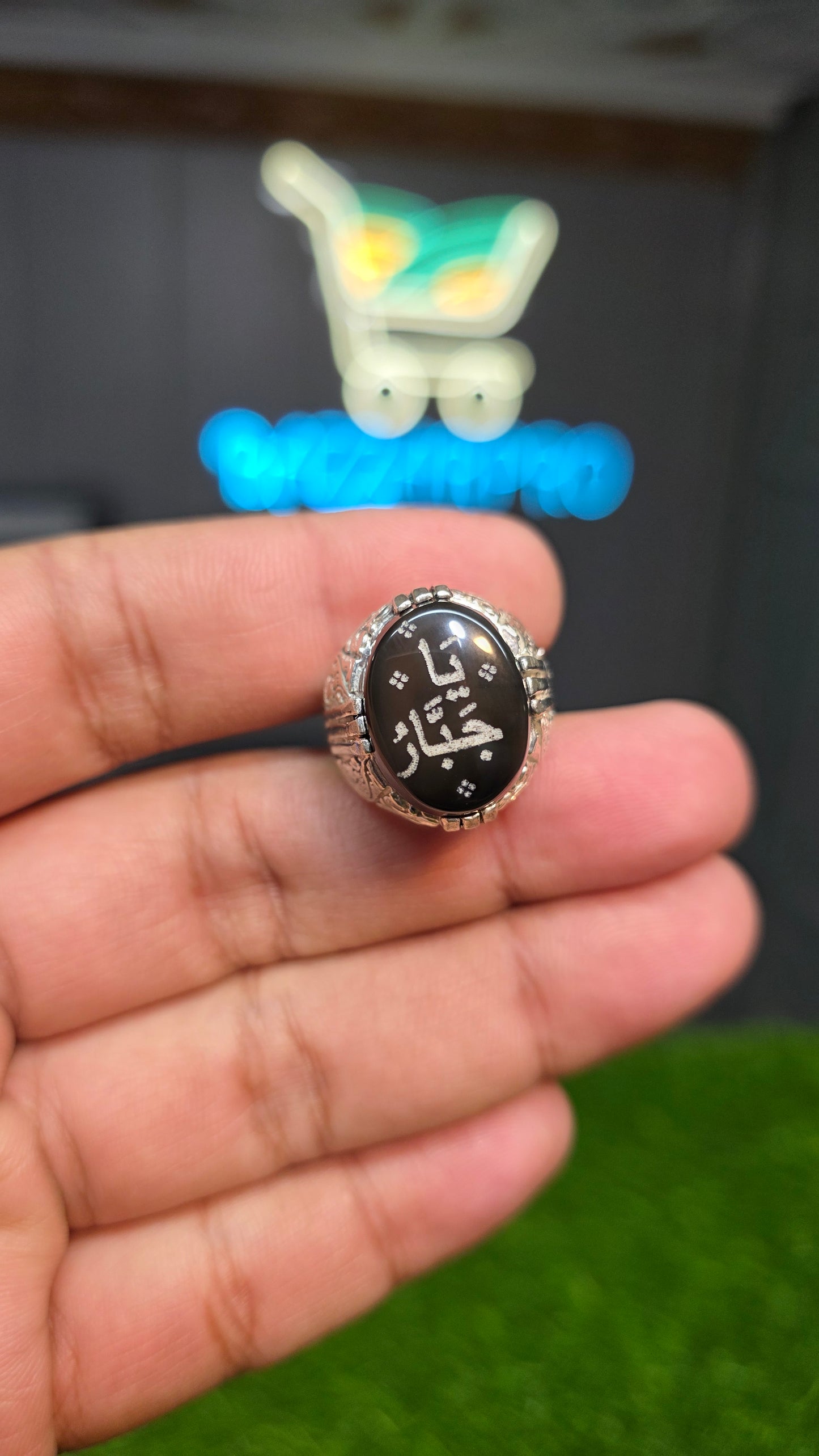 Premium Quality Islamic Agate Agate Ring