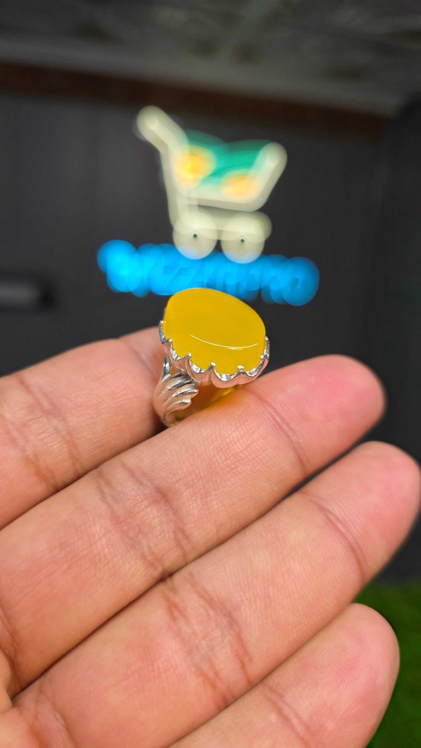 Premium Quality Zarad Aqeeq Ring