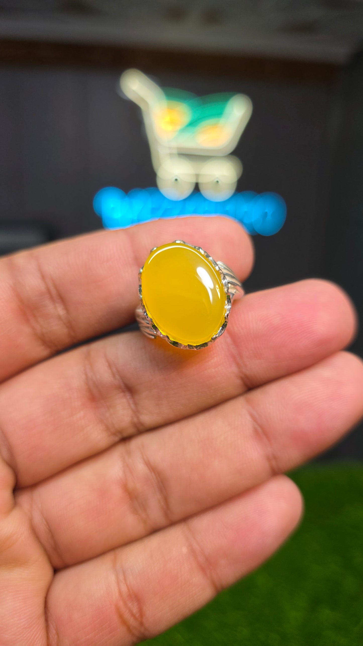 Premium Quality Zarad Aqeeq Ring
