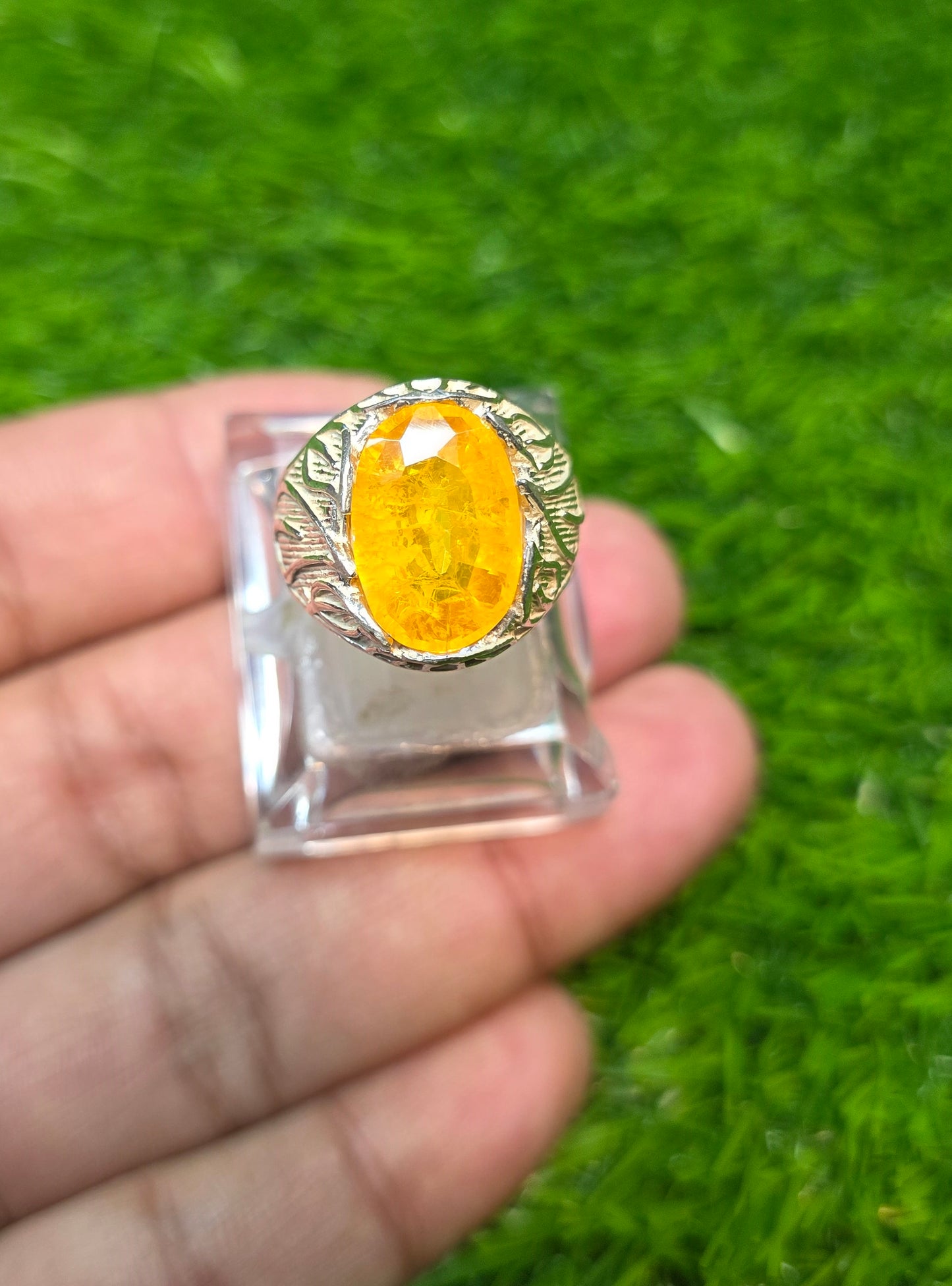 Premium Quality Pukhraj Ring