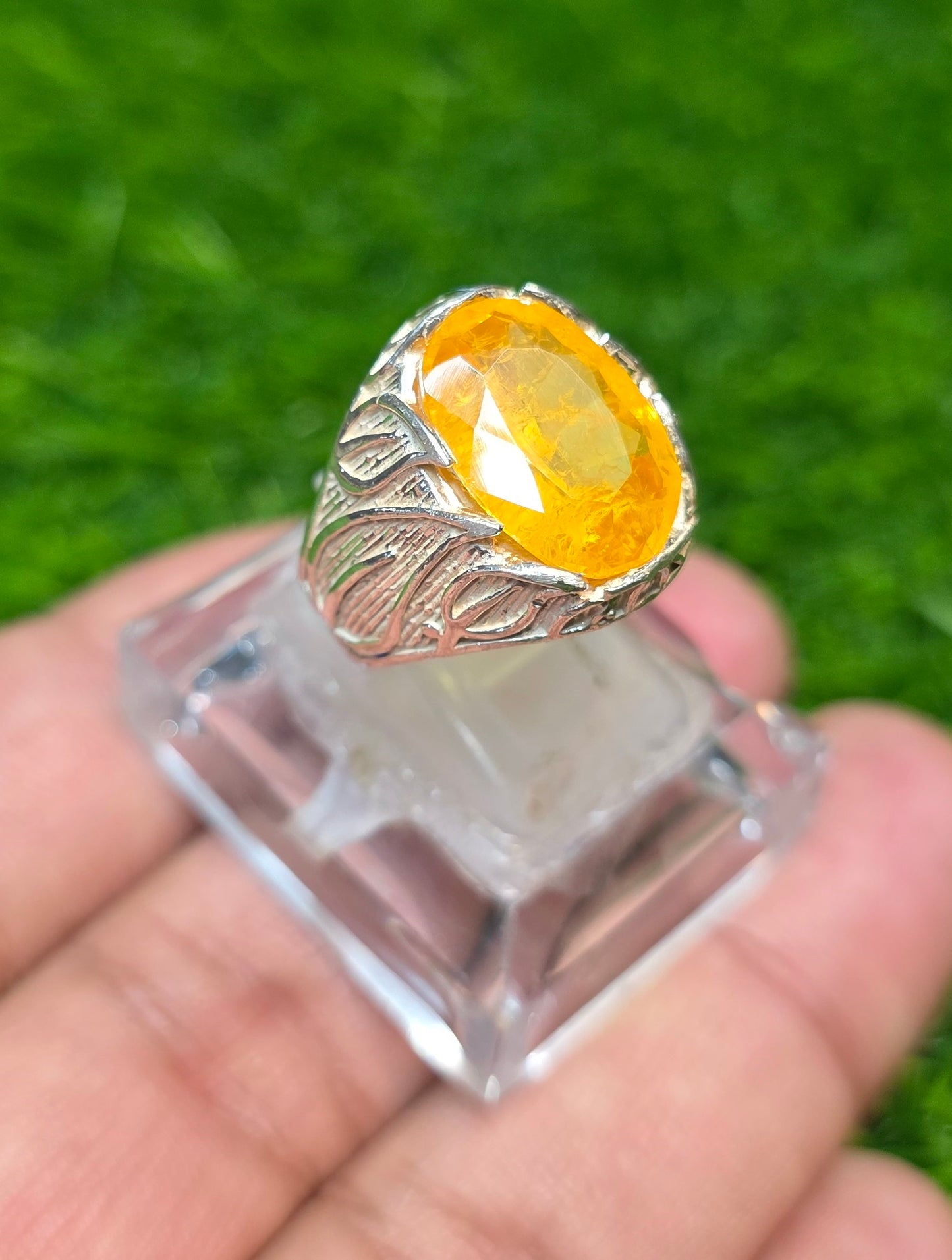 Premium Quality Pukhraj Ring