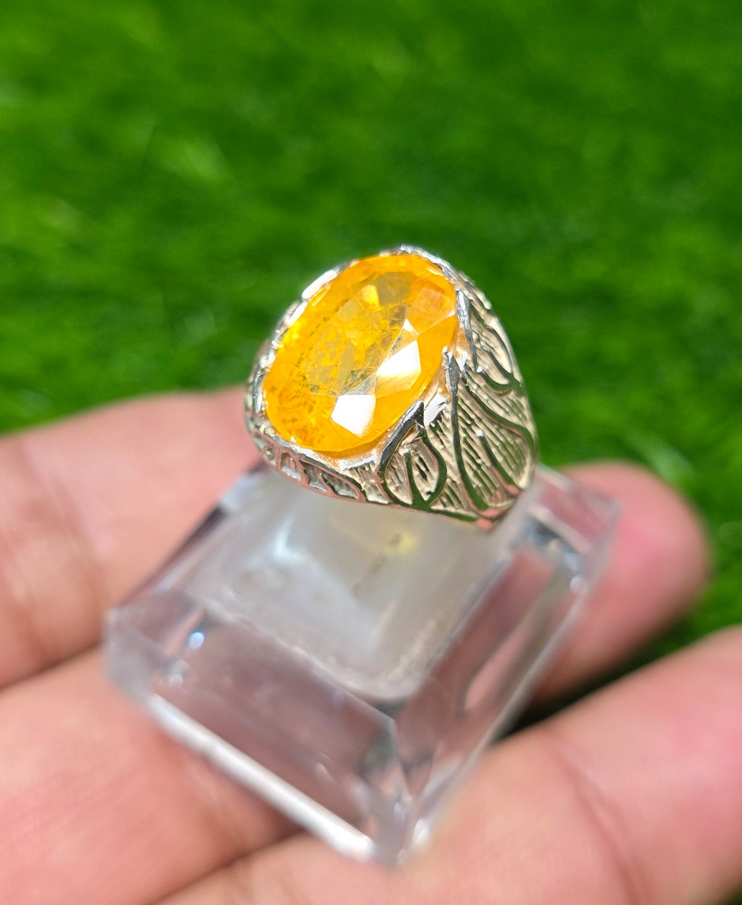 Premium Quality Pukhraj Ring