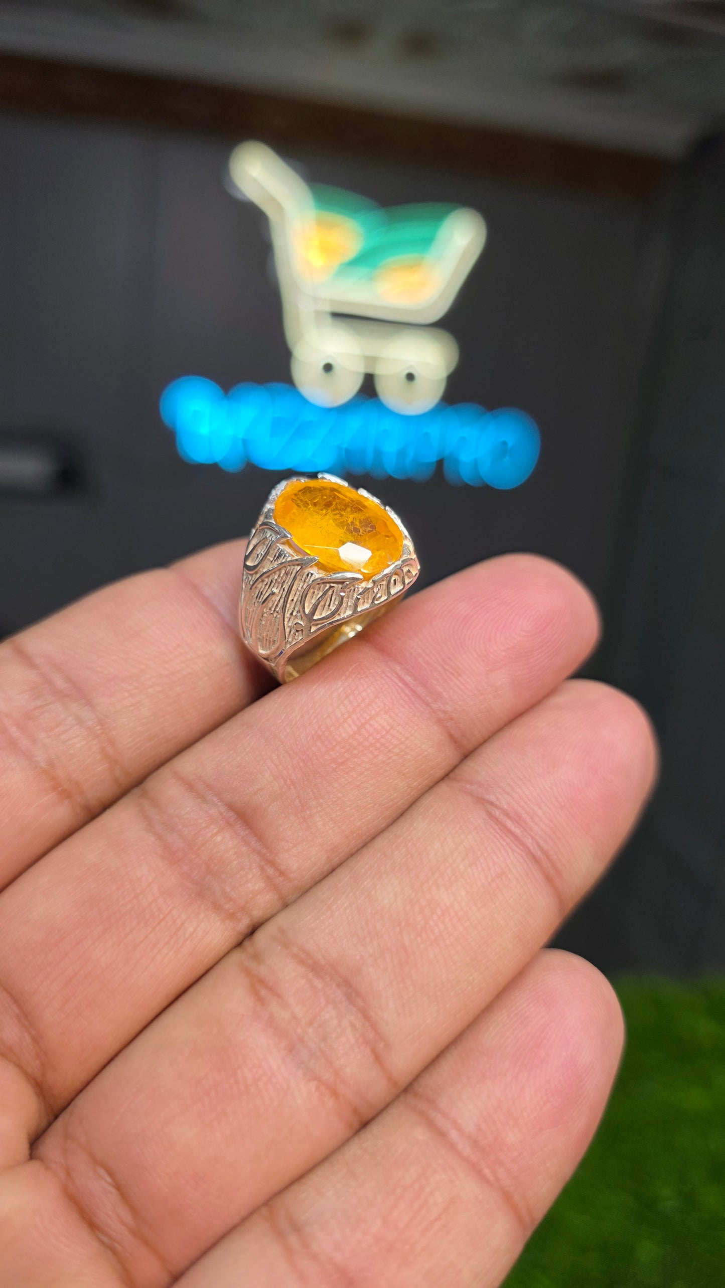 Premium Quality Pukhraj Ring