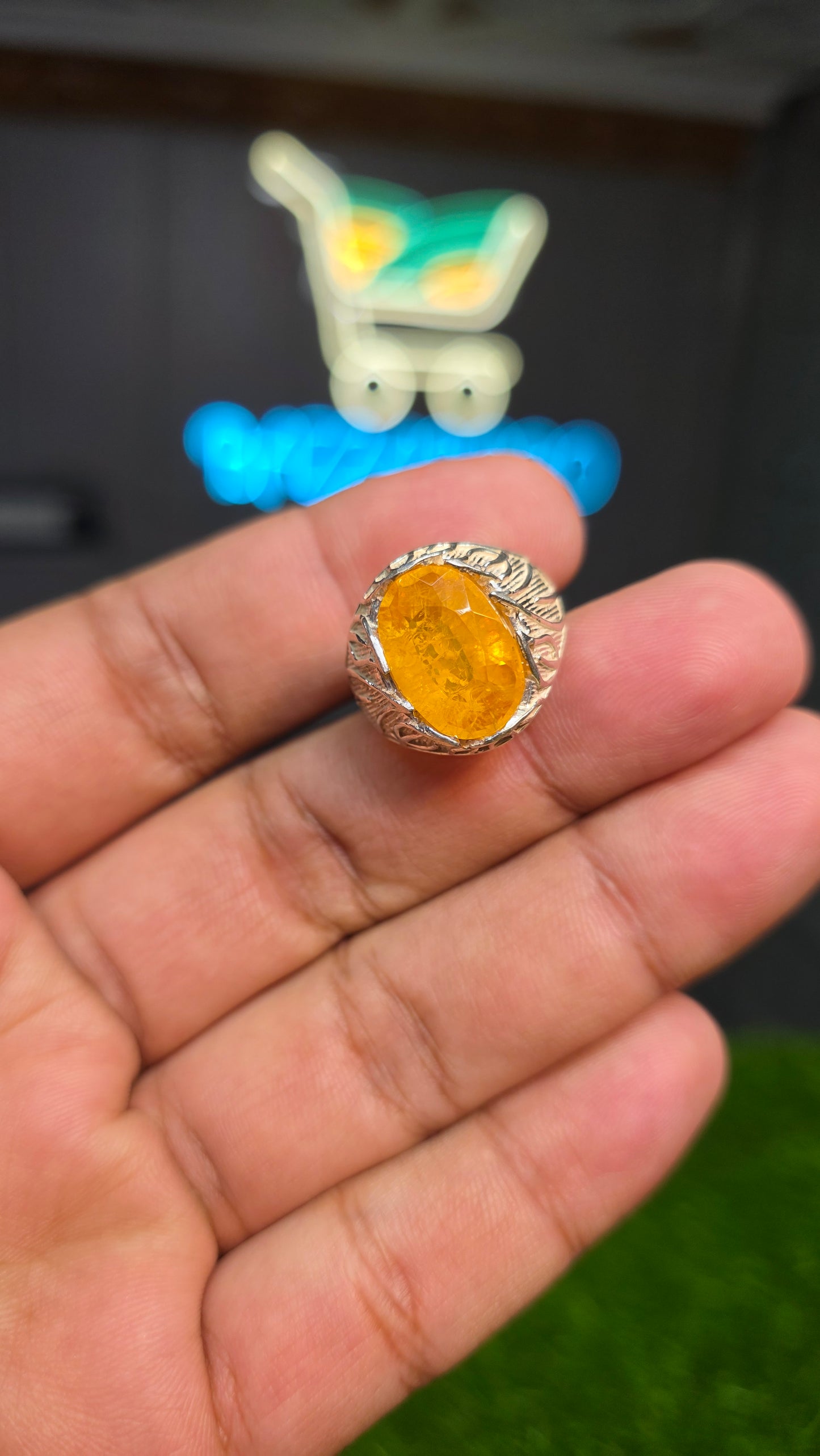 Premium Quality Pukhraj Ring