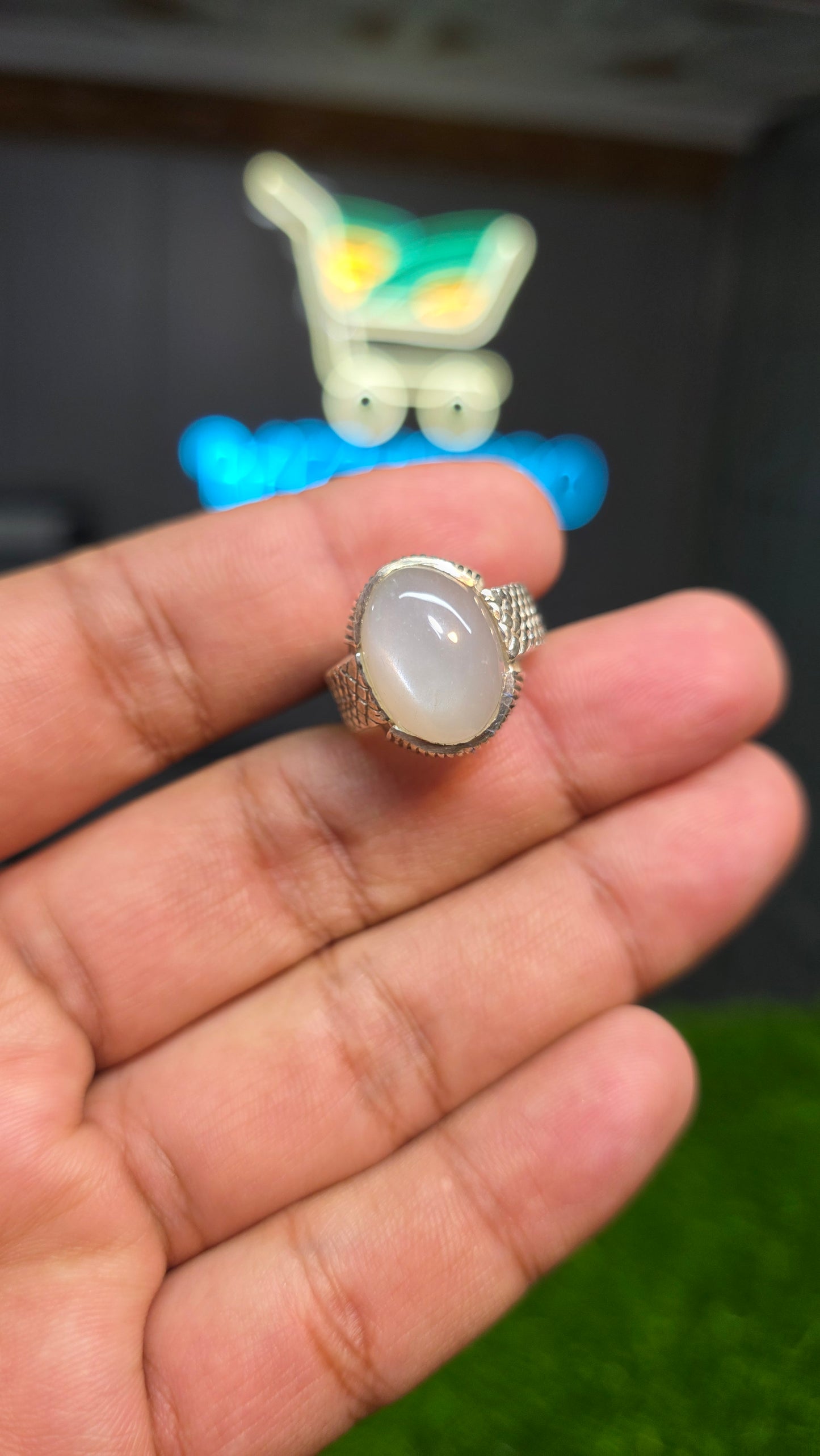 Premium Quality Moon Stone Ring