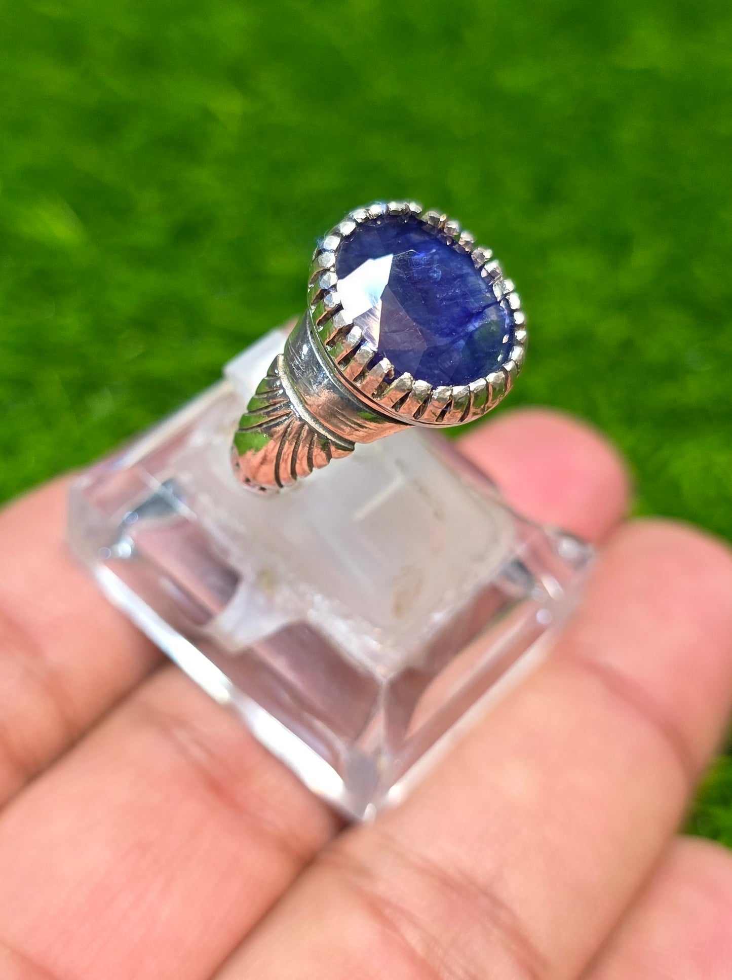 Premium Quality Neelam Ring