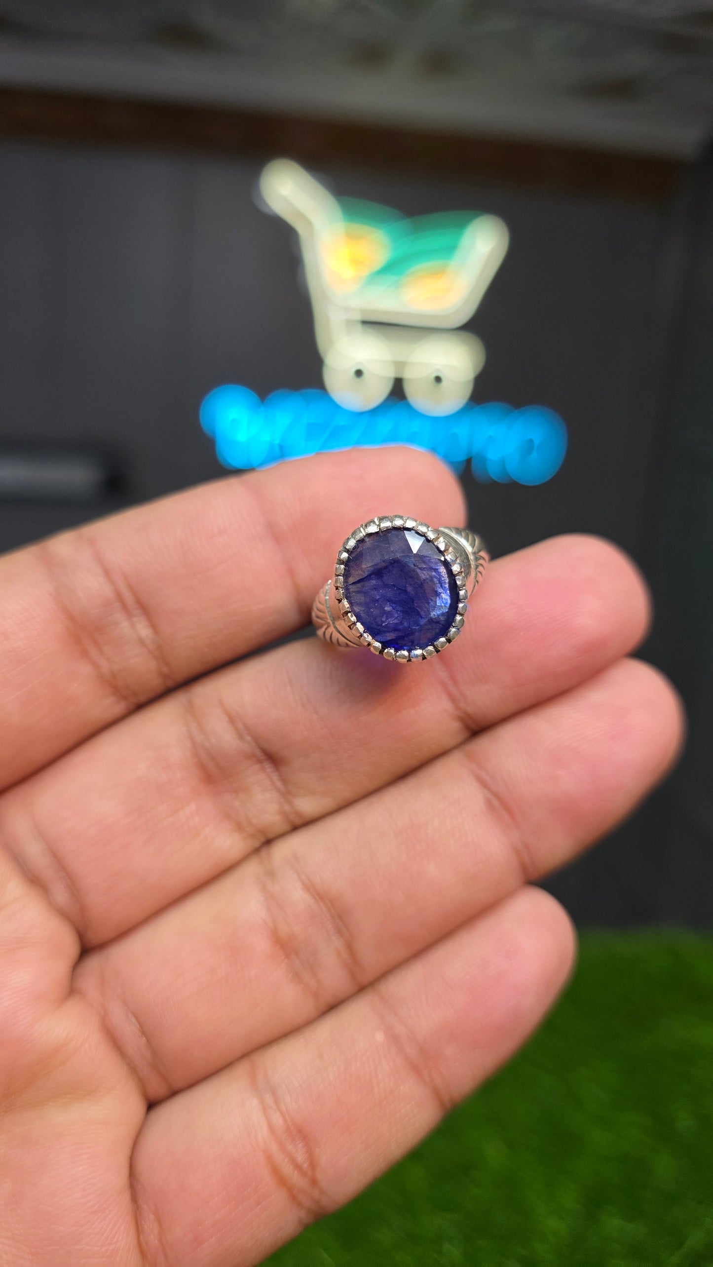 Premium Quality Neelam Ring