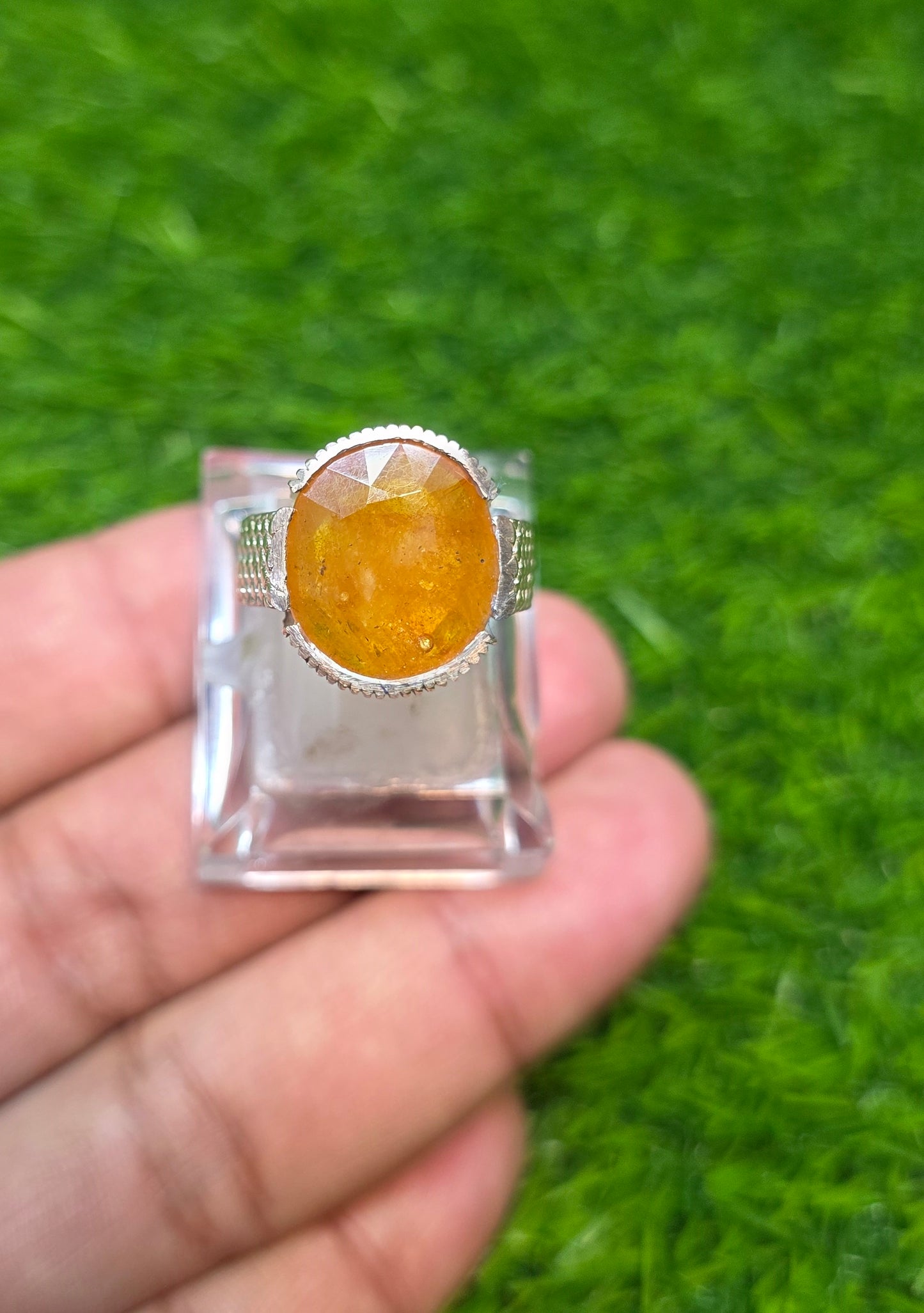 Premium Quality Pukhraj Ring