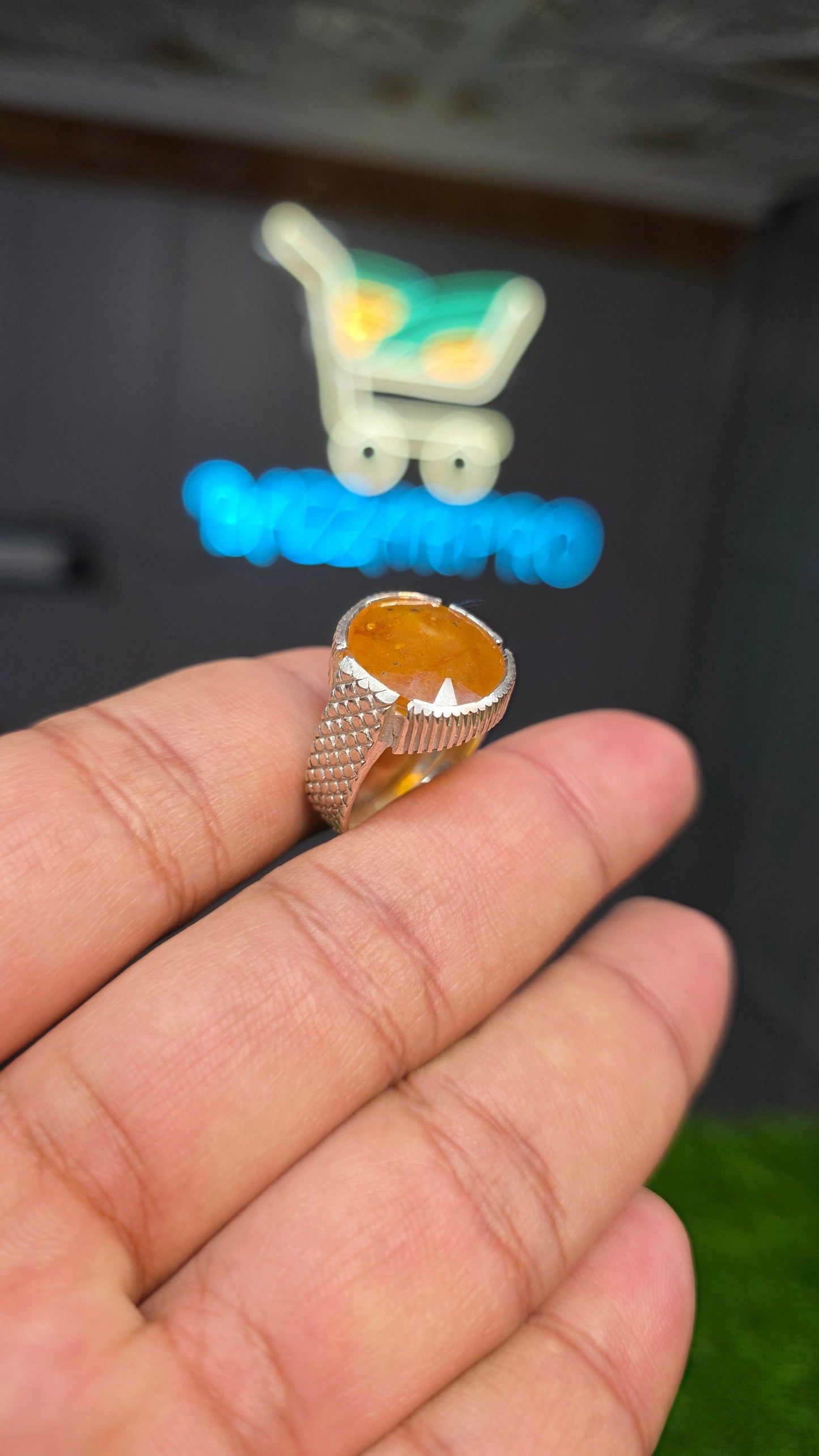 Premium Quality Pukhraj Ring