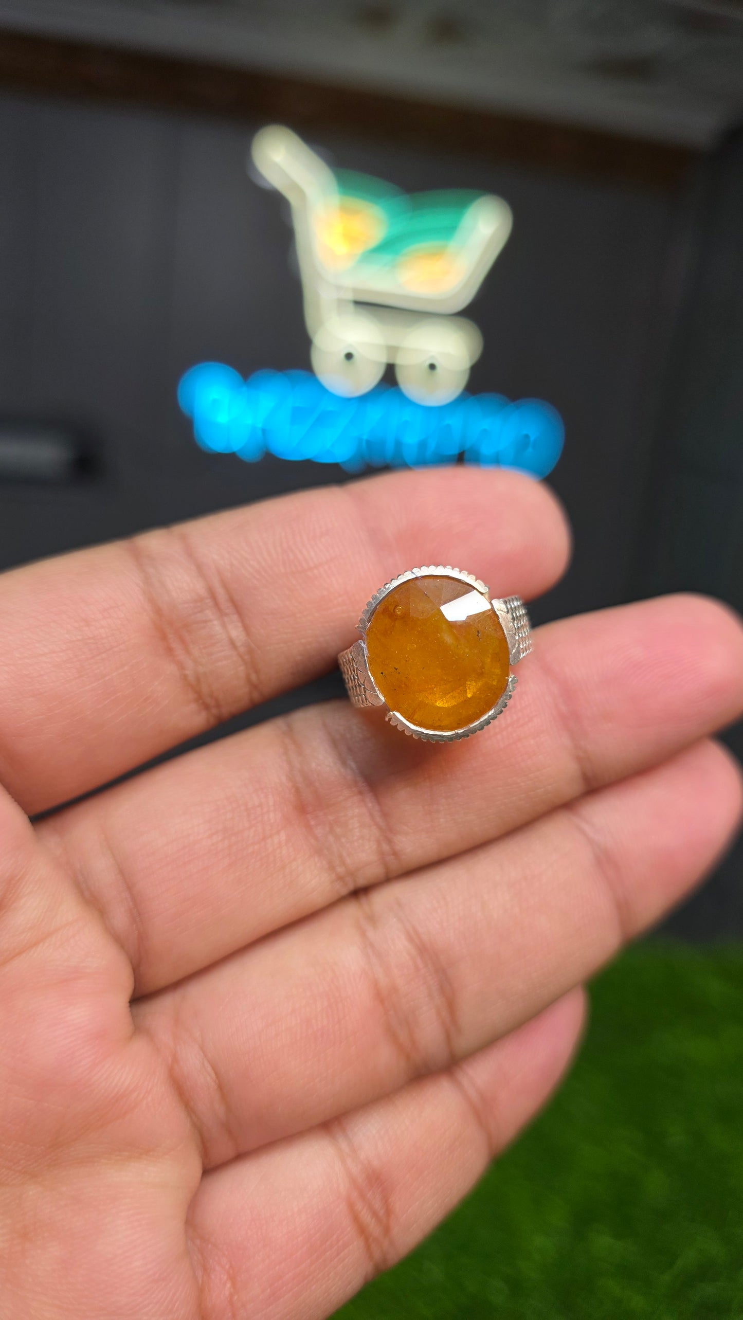 Premium Quality Pukhraj Ring