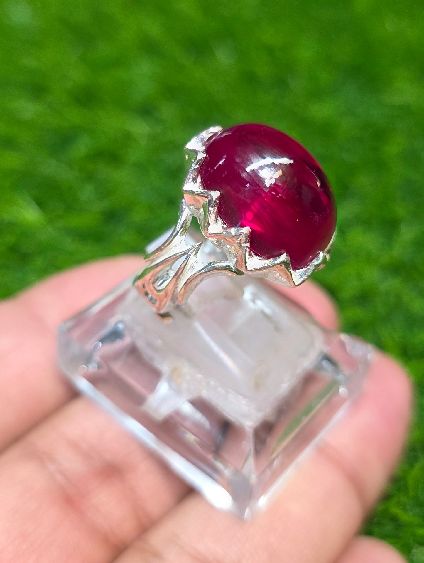 Premium Quality Poota Yaqoot Ring