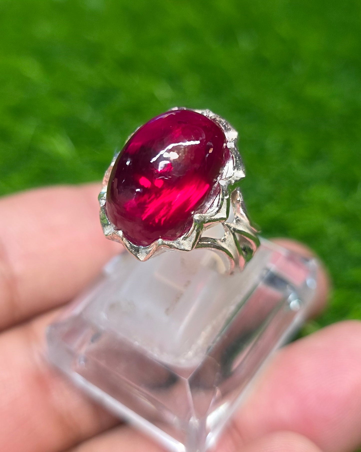 Premium Quality Poota Yaqoot Ring