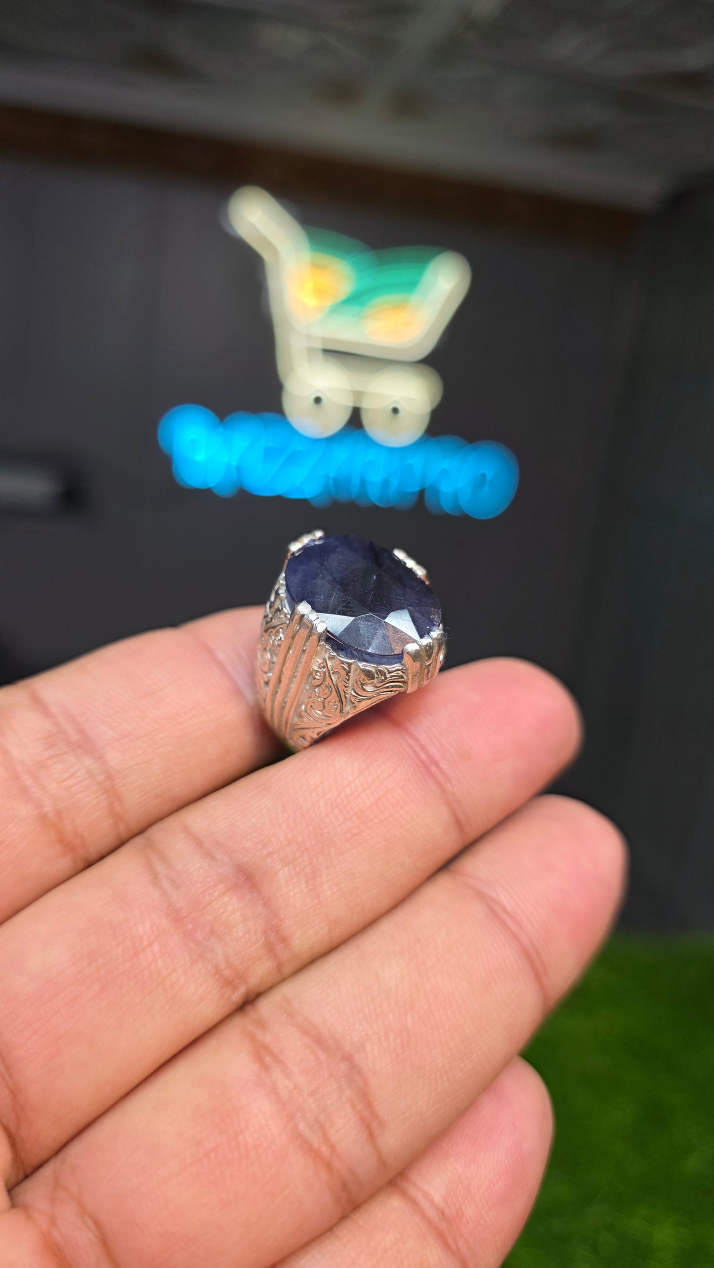 Premium Quality Neelam Ring