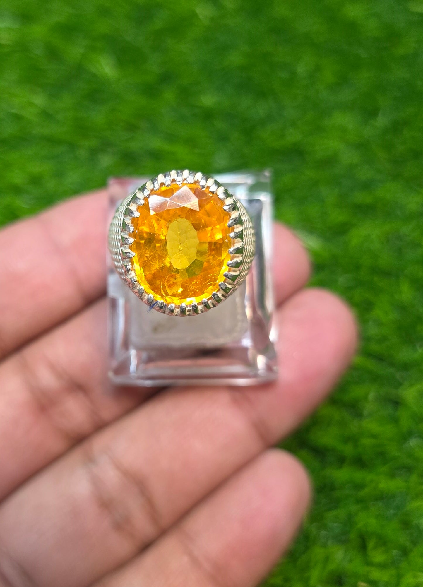 Premium Quality Pukhraj Ring