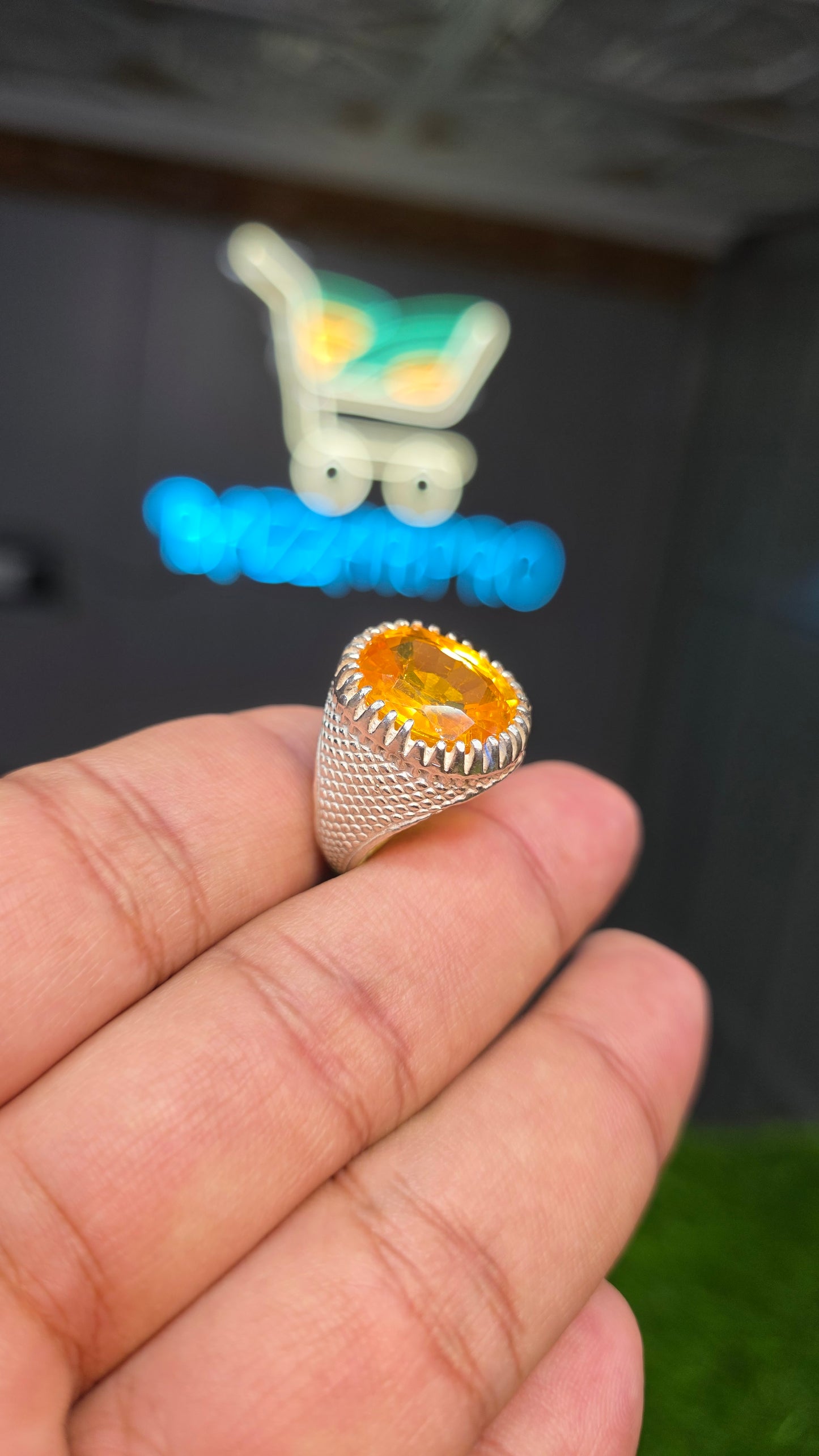 Premium Quality Pukhraj Ring