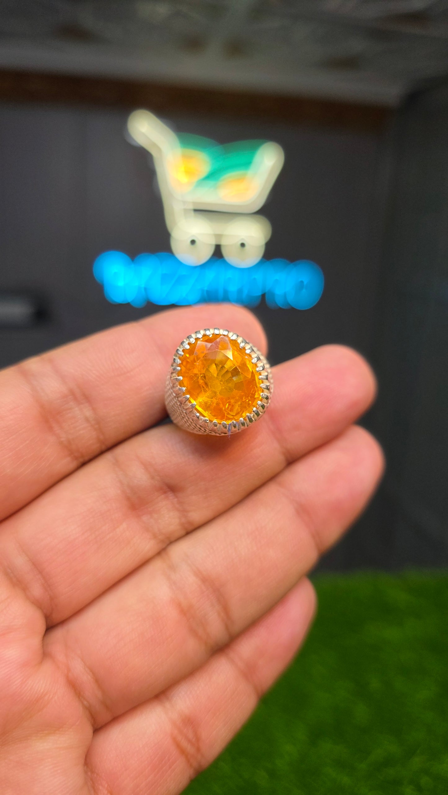 Premium Quality Pukhraj Ring