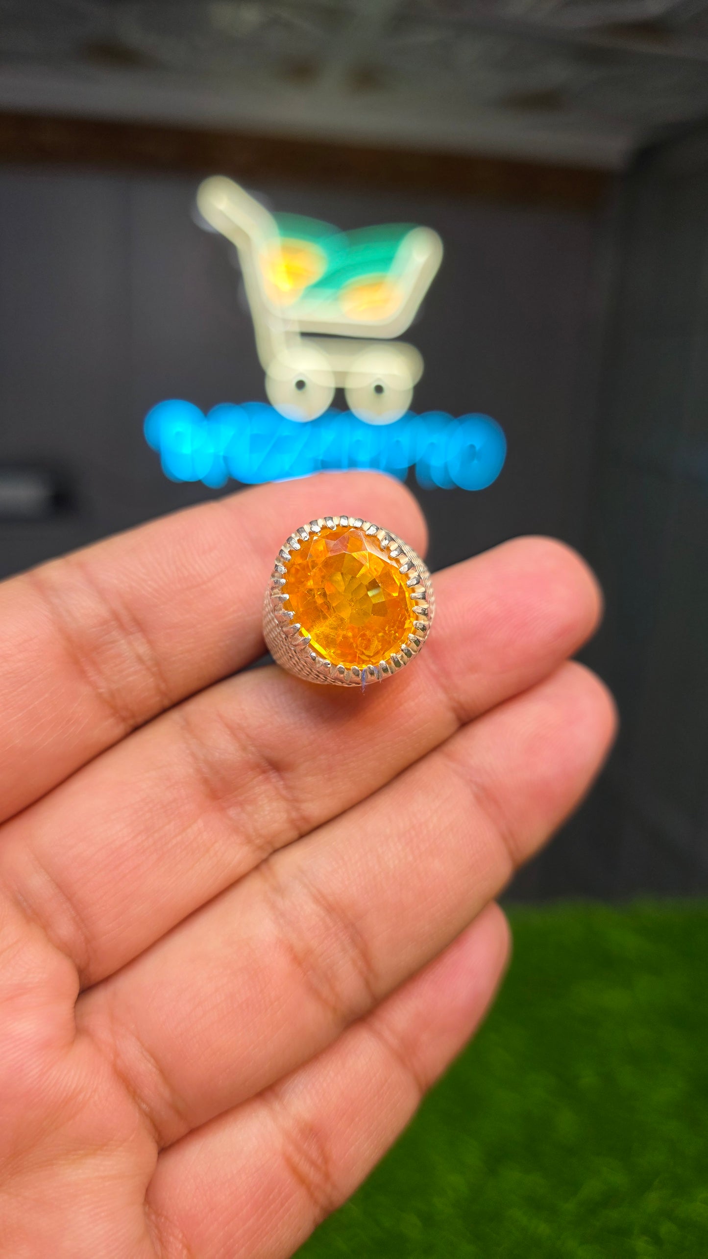 Premium Quality Pukhraj Ring