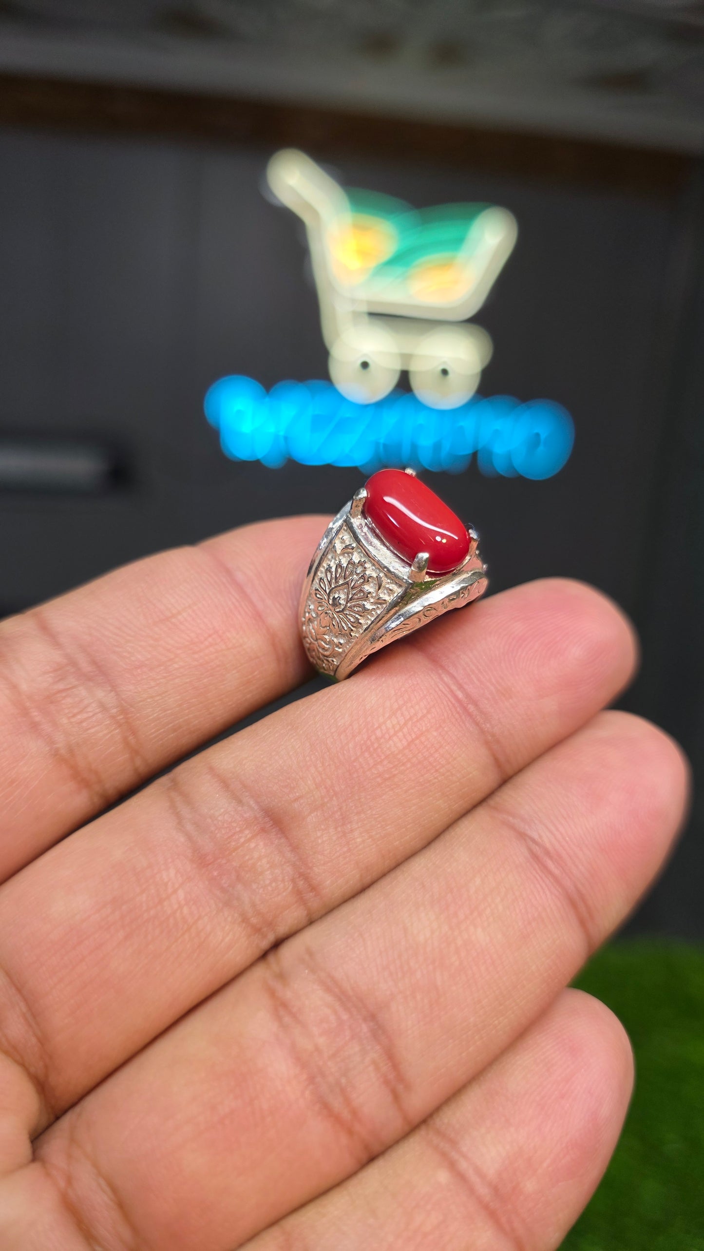 Premium Quality Marjan Ring