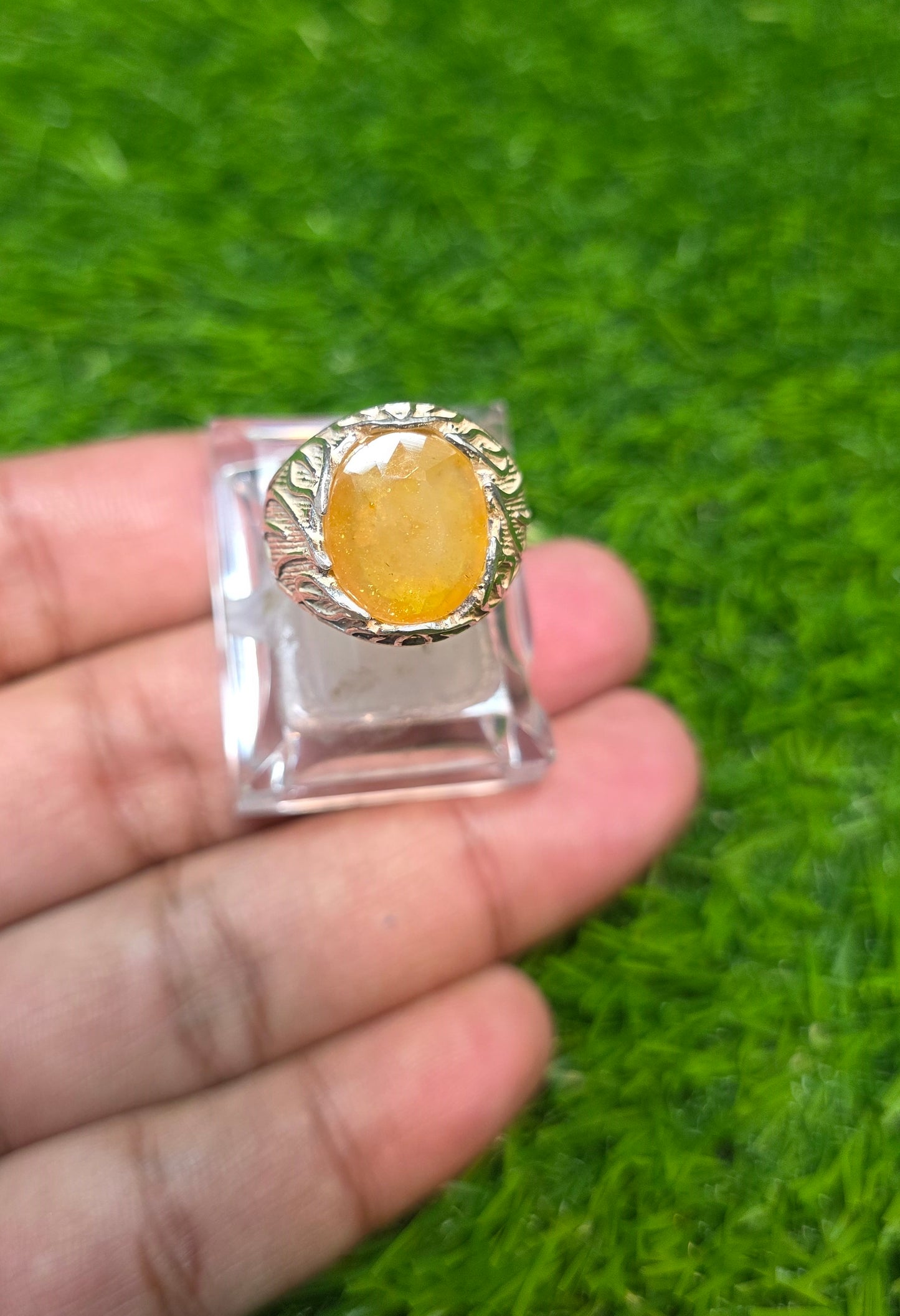 Premium Quality Pukhraj Ring