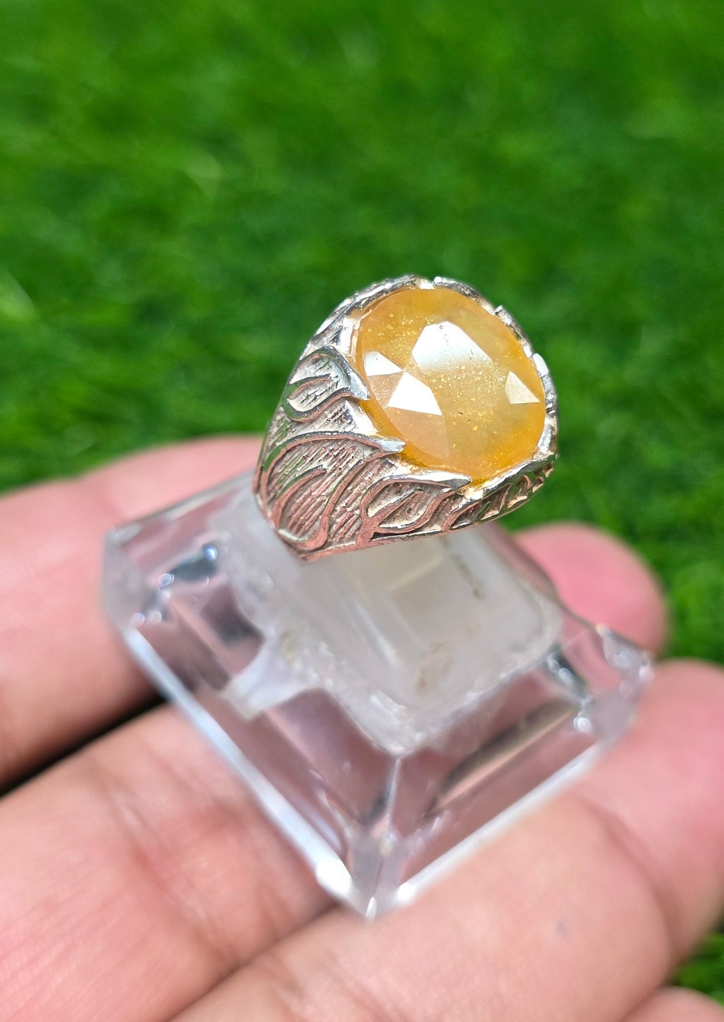 Premium Quality Pukhraj Ring