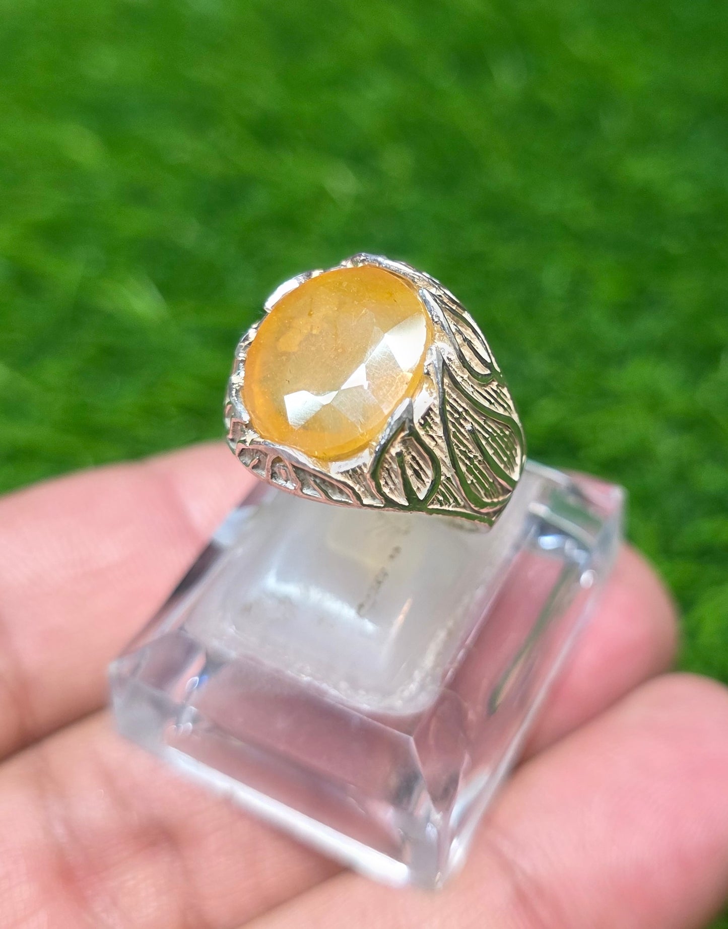 Premium Quality Pukhraj Ring
