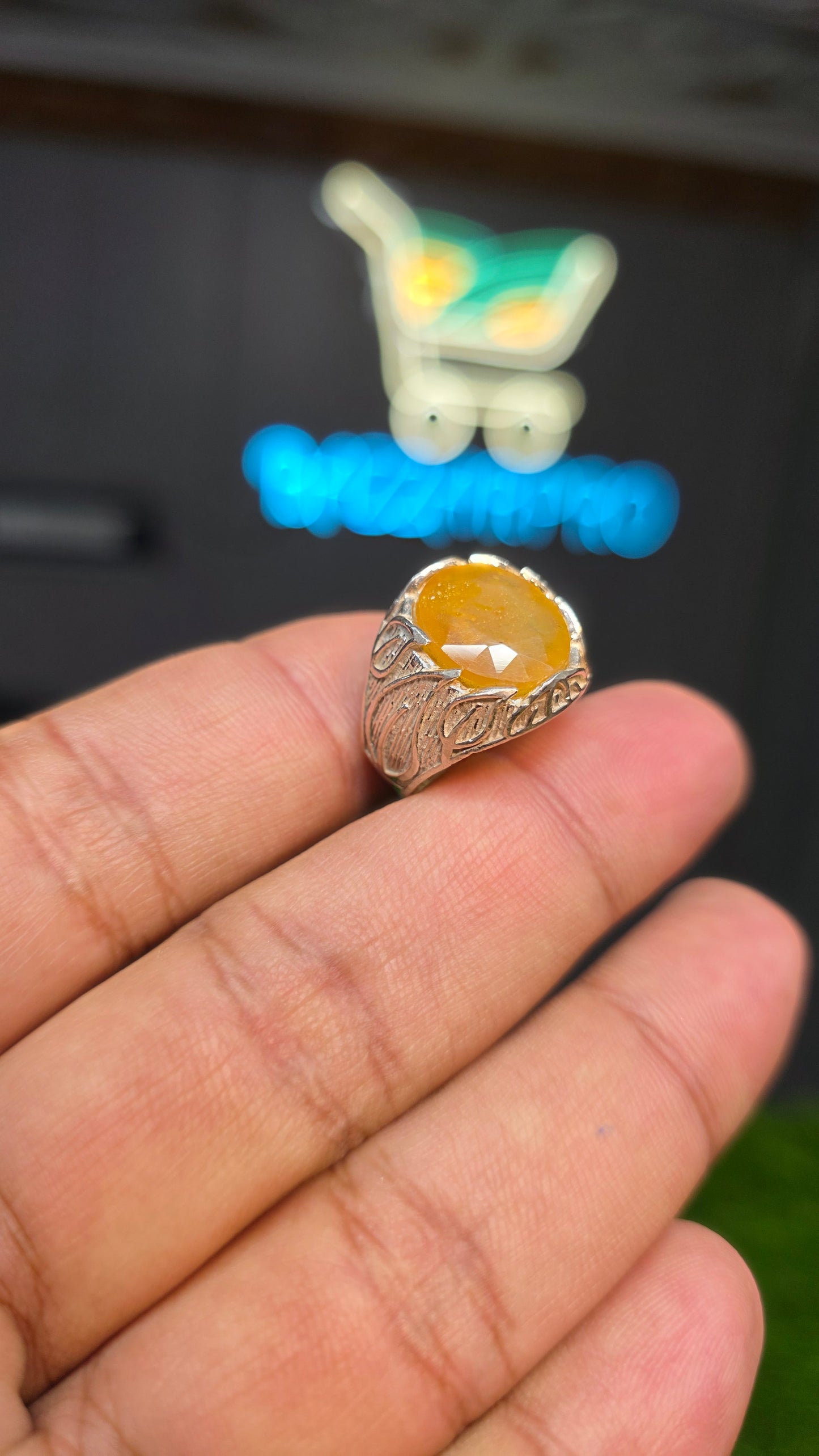 Premium Quality Pukhraj Ring