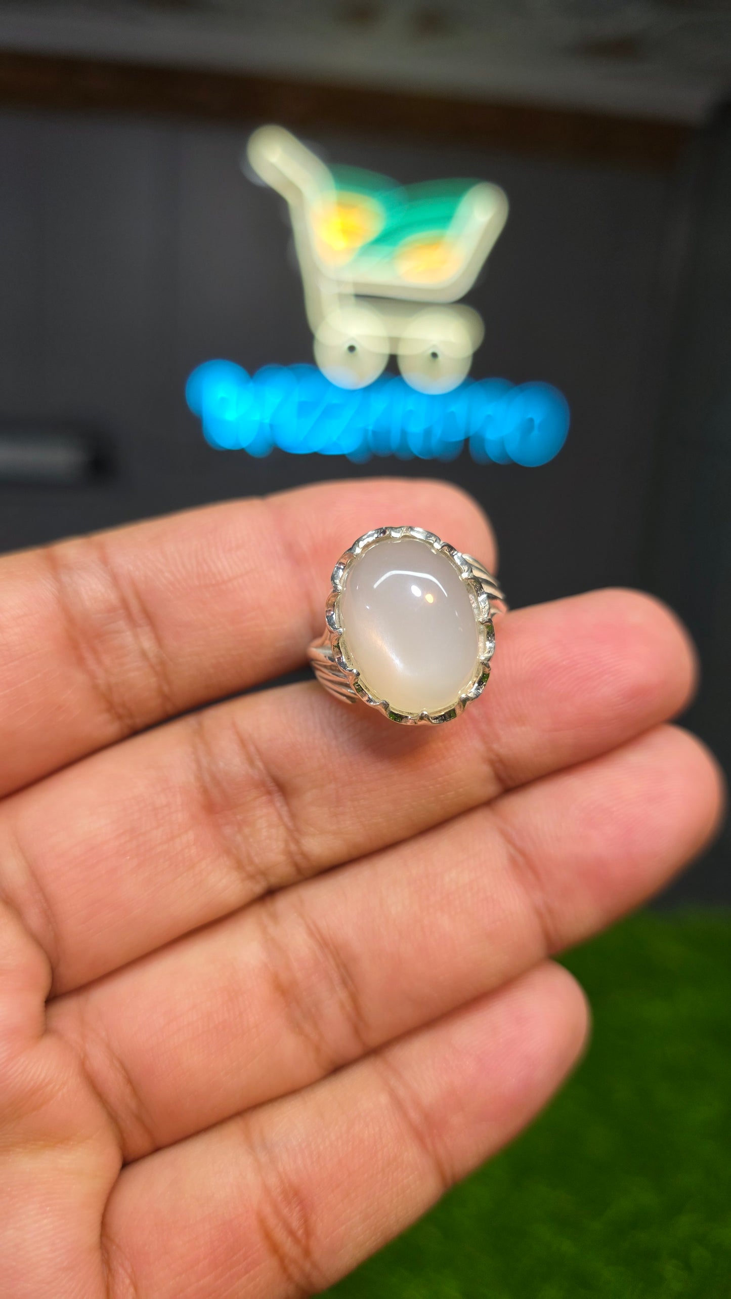 Premium Quality Moon Stone Ring