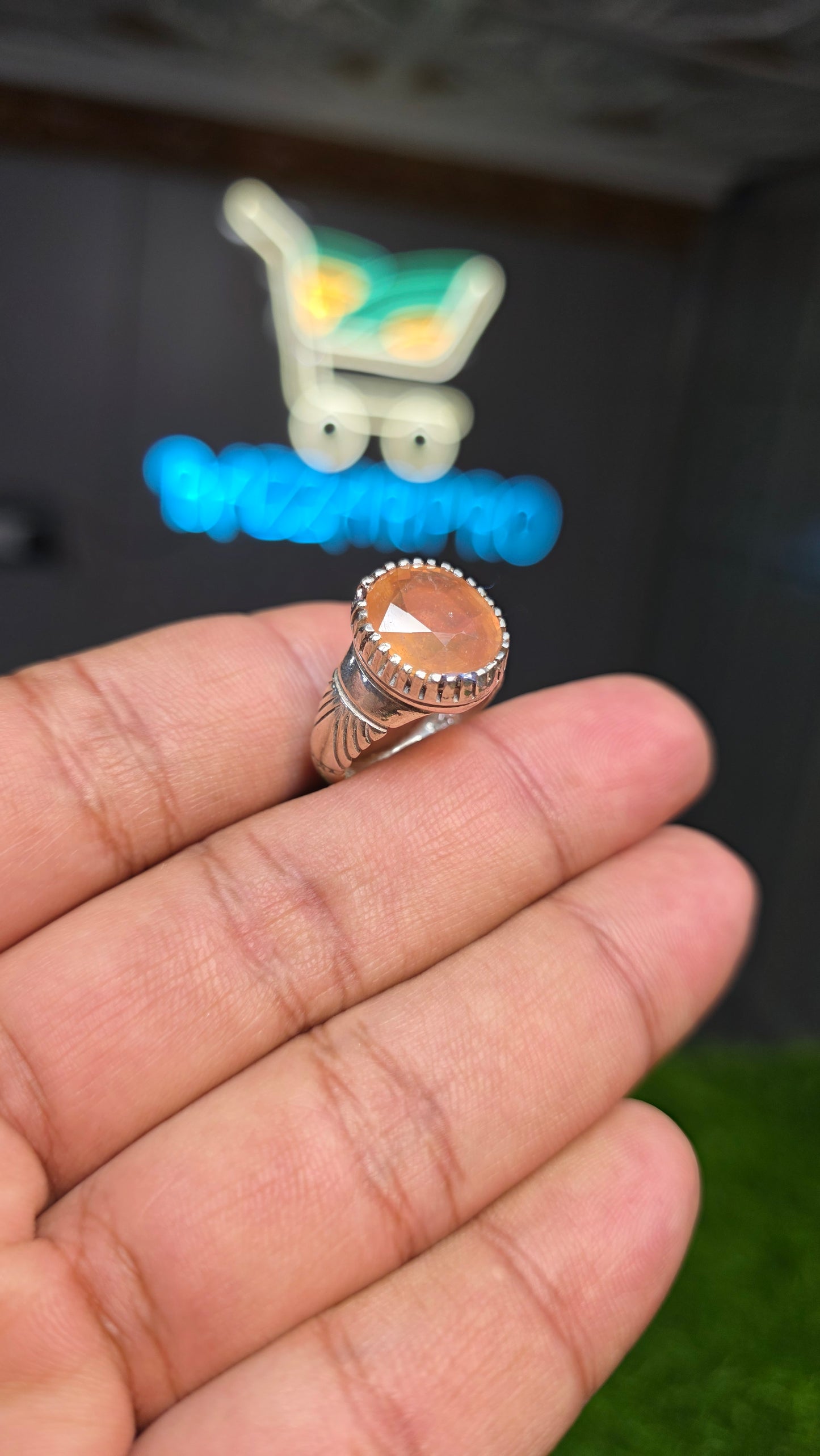 Premium Quality Pukhraj Ring
