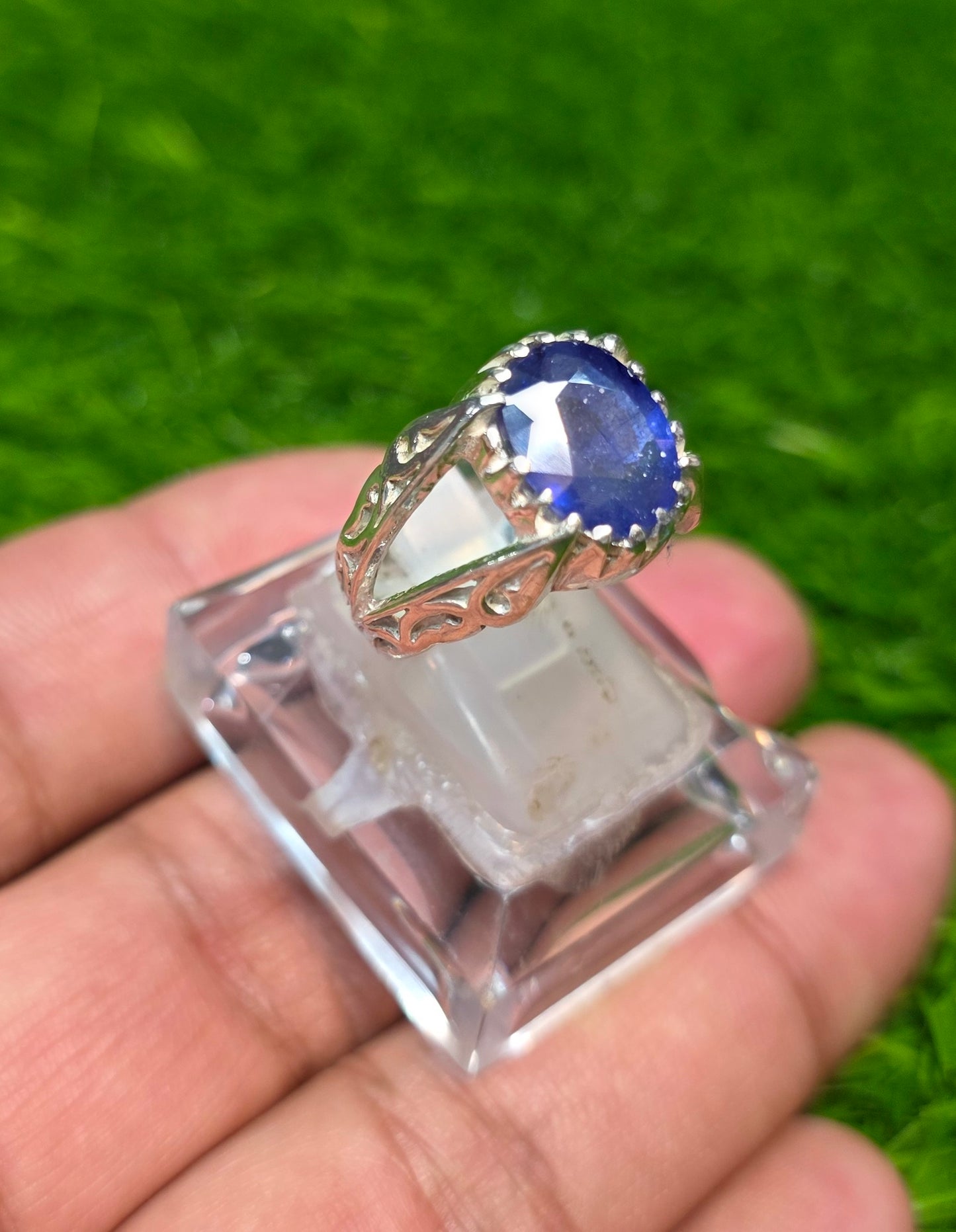 Premium Quality African Neelam Ring