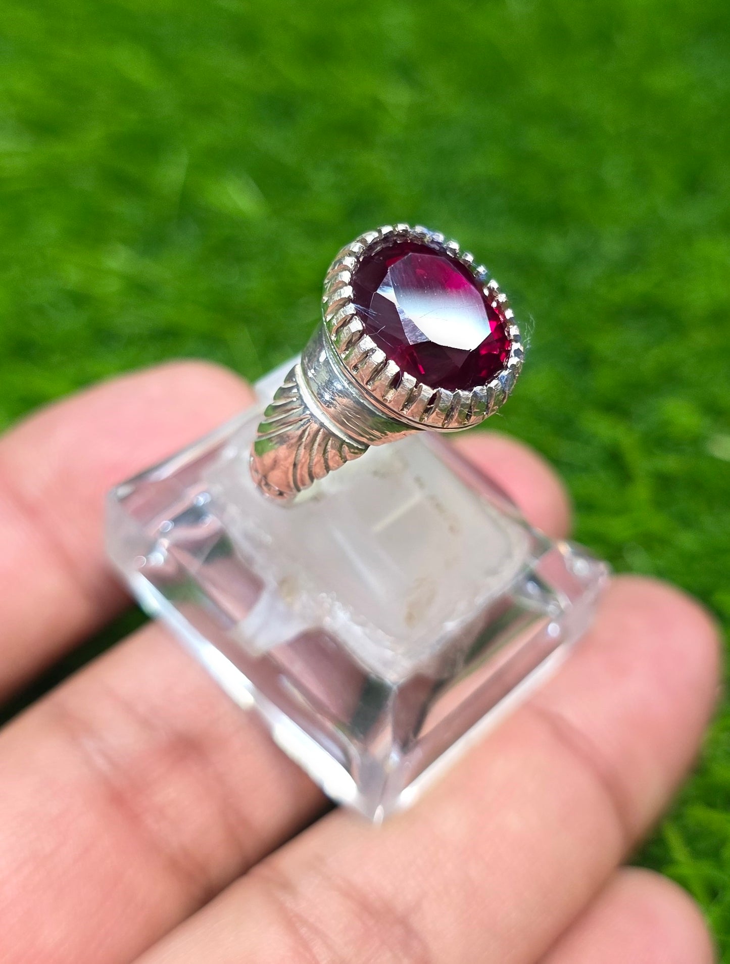 Premium Quality Anari Yaqoot Ring