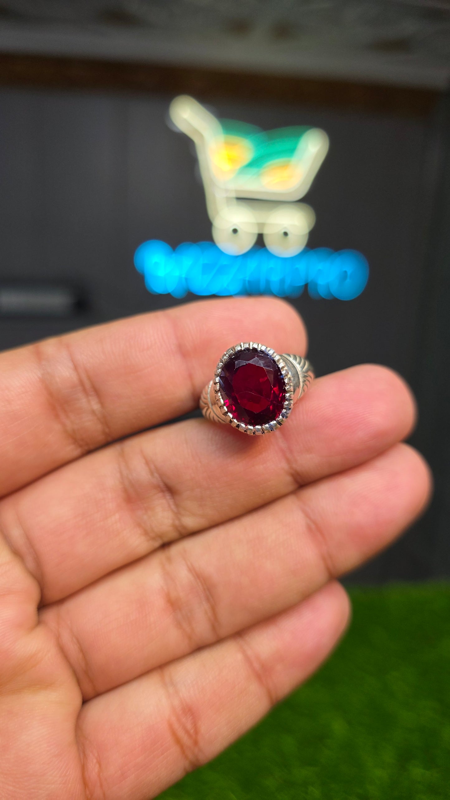 Premium Quality Anari Yaqoot Ring