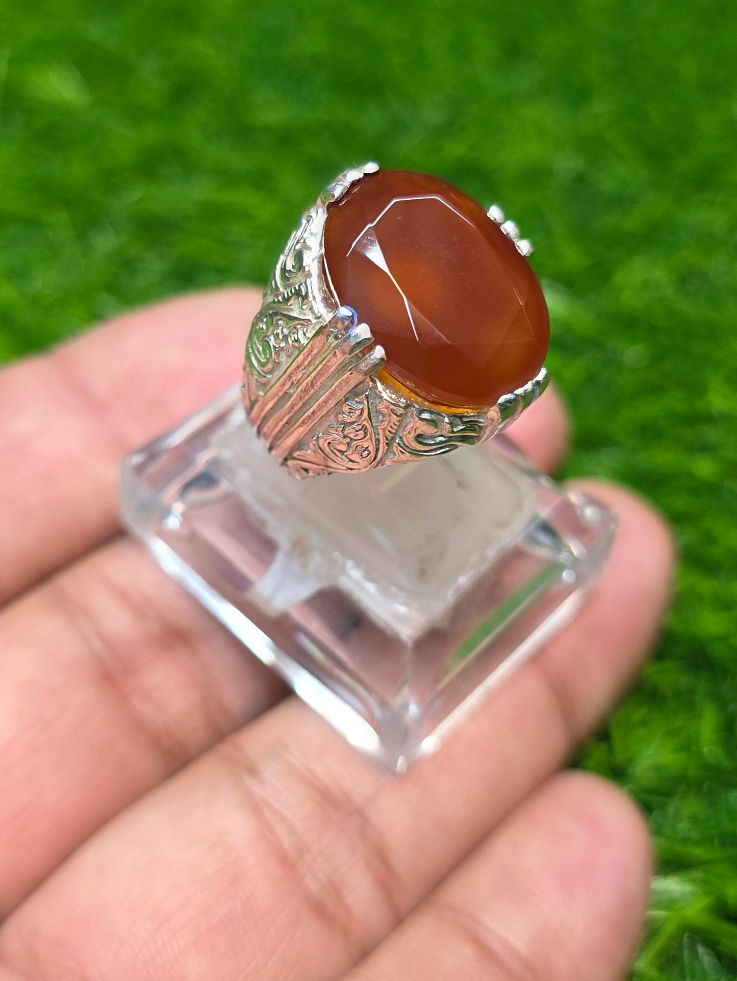 Premium Quality Yamni  Aqeeq Ring