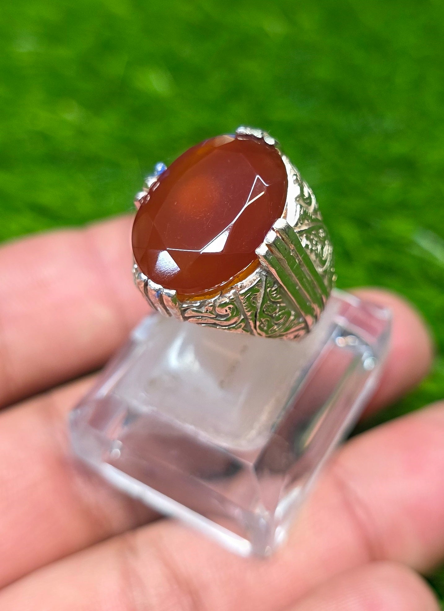 Premium Quality Yamni  Aqeeq Ring