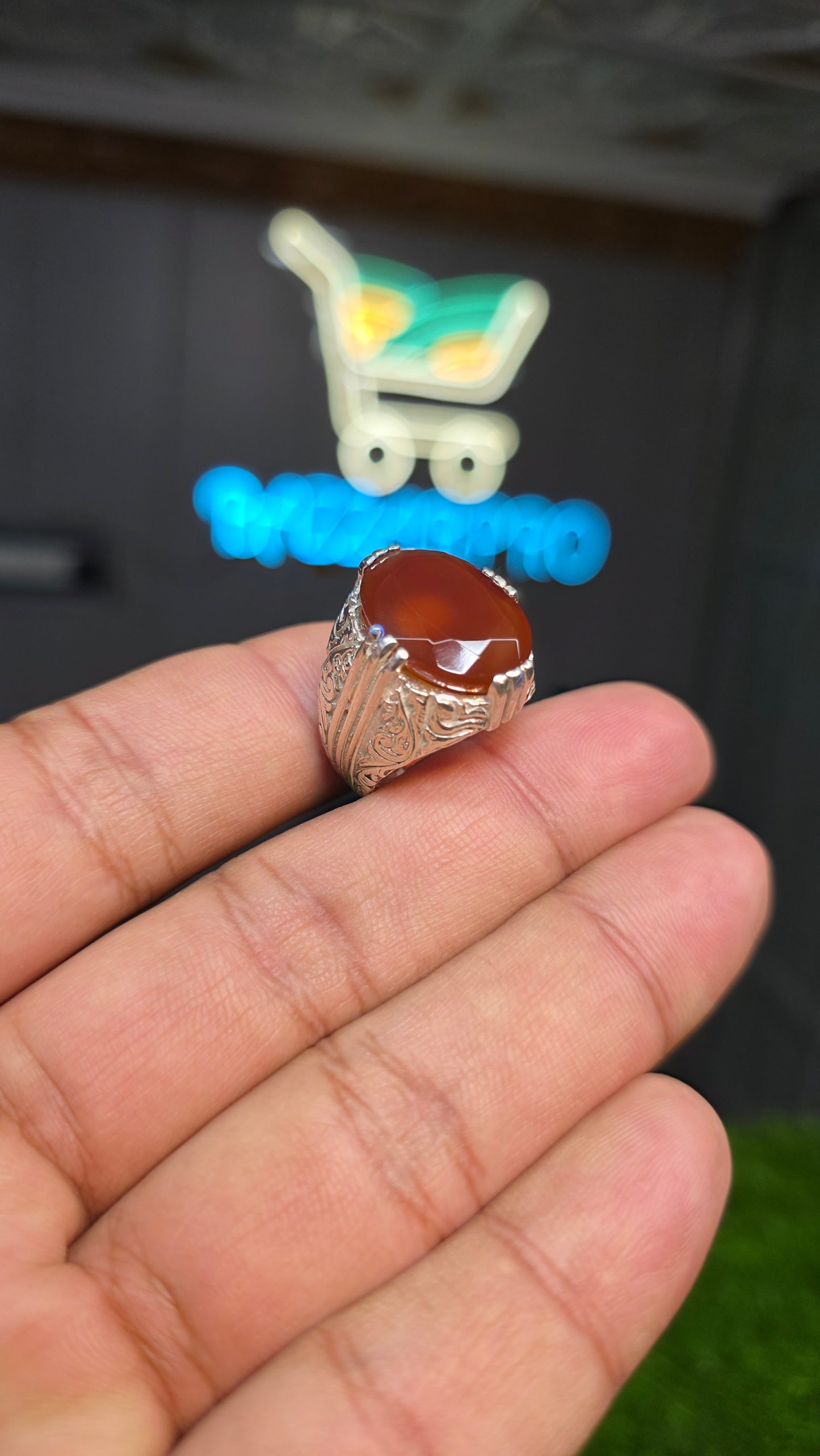 Premium Quality Yamni  Aqeeq Ring