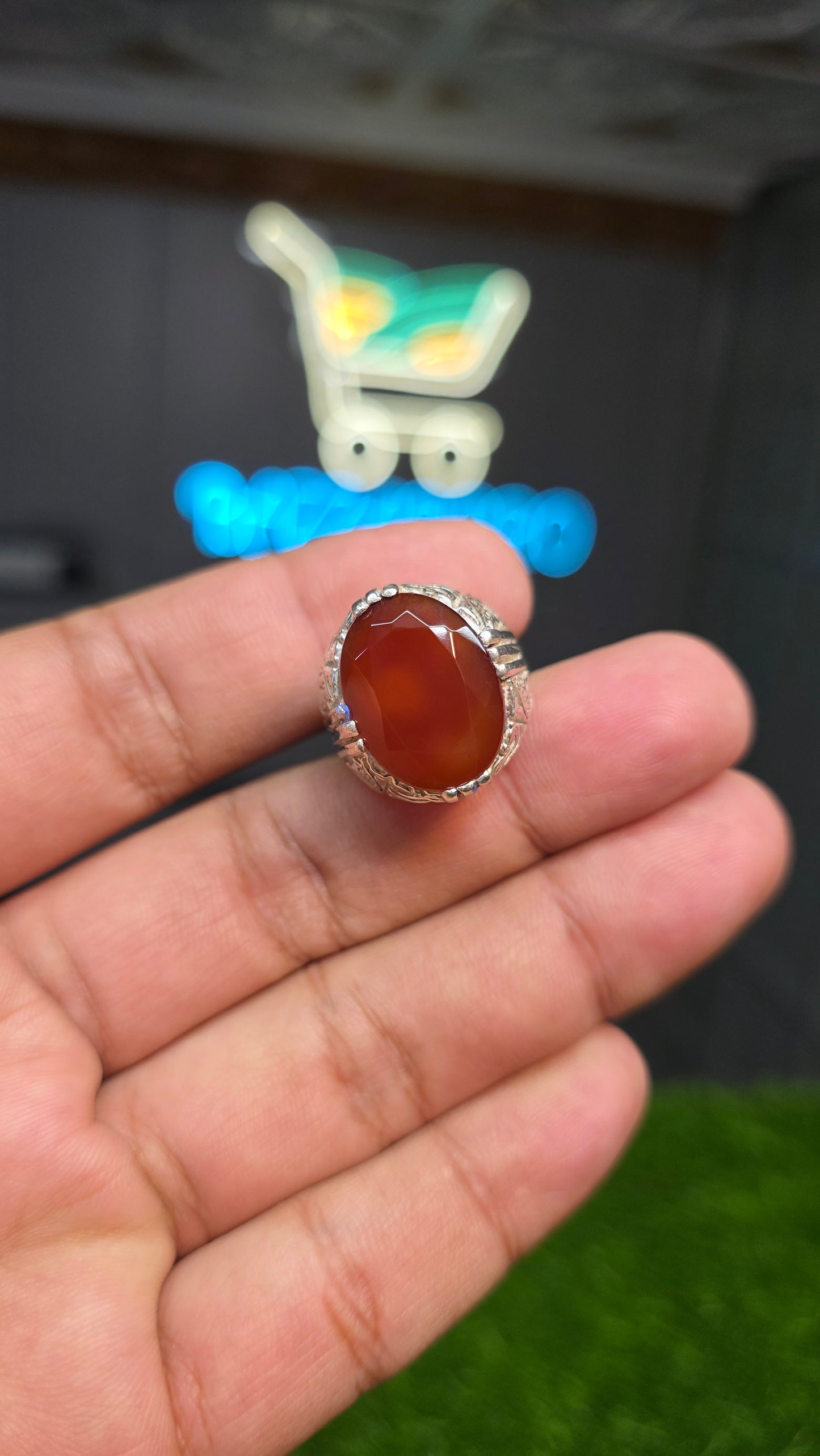Premium Quality Yamni  Aqeeq Ring