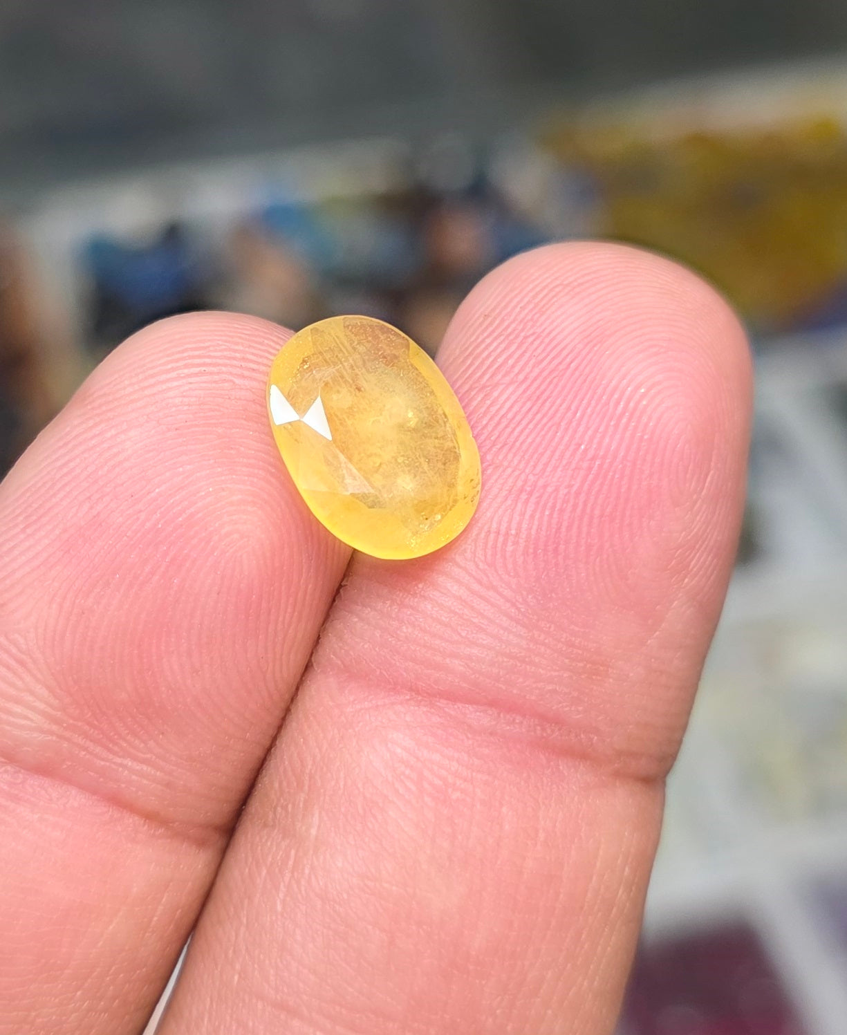 Premium Quality Pukhraj Stone