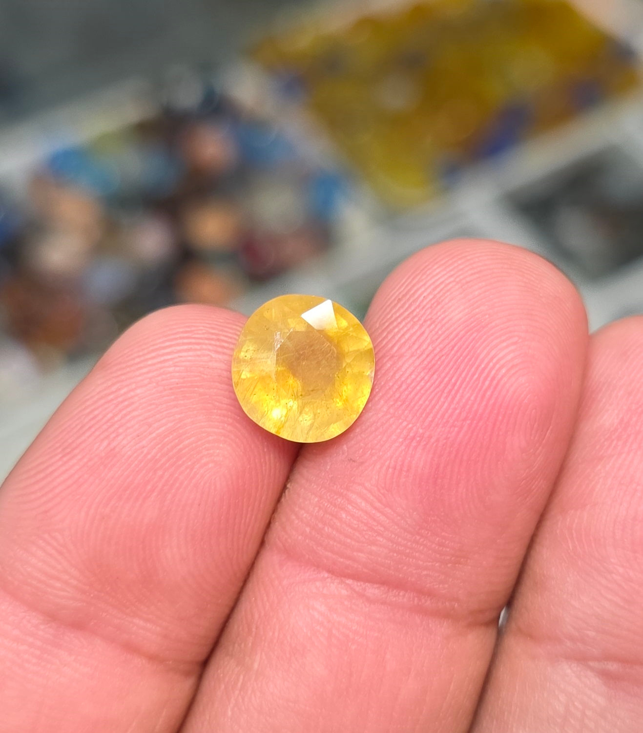 Premium Quality Pukhraj Stone