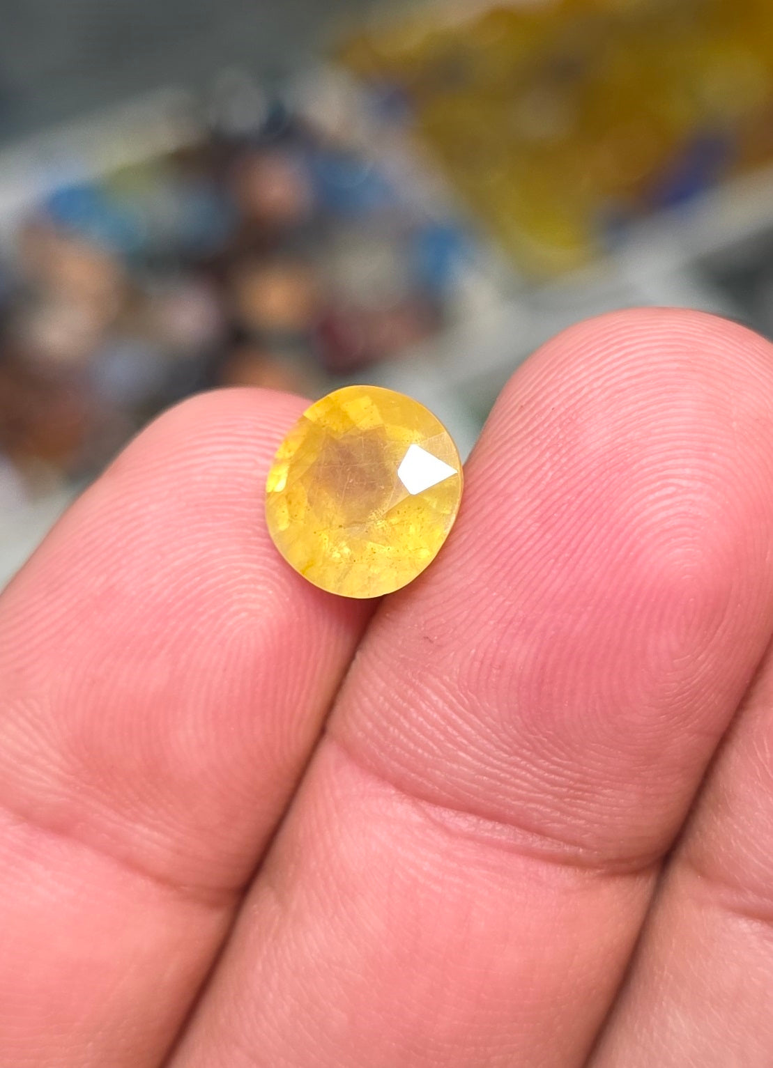 Premium Quality Pukhraj Stone