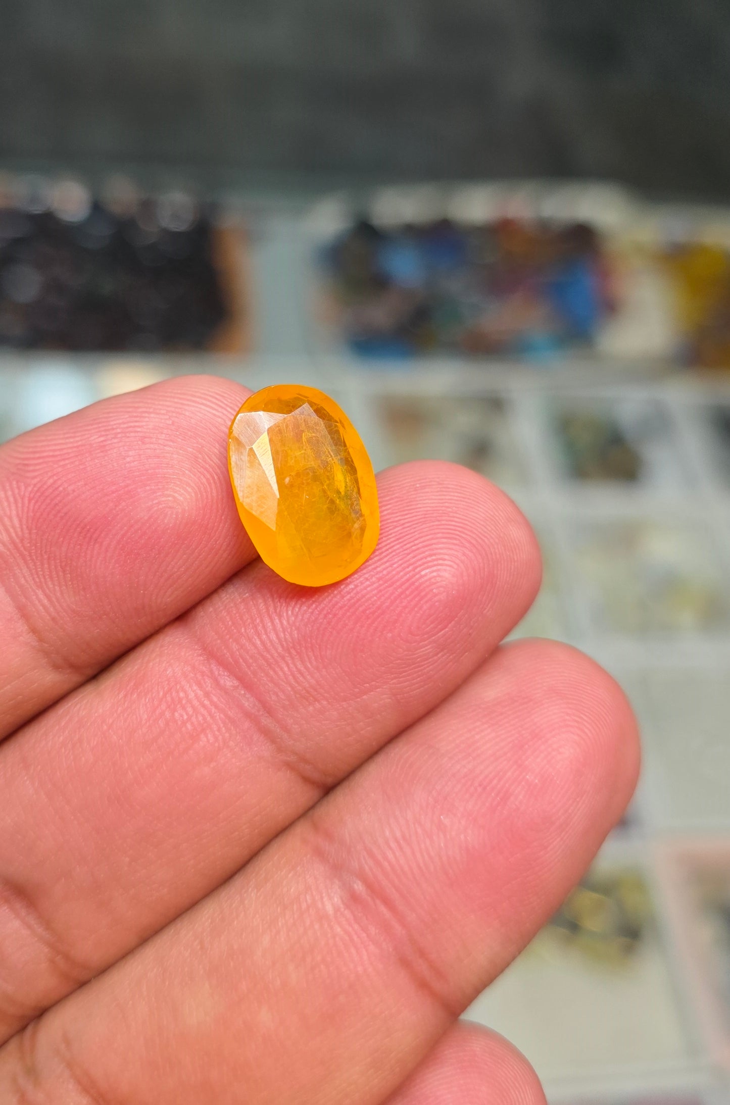 Premium Quality Indian Pukhraj Stone