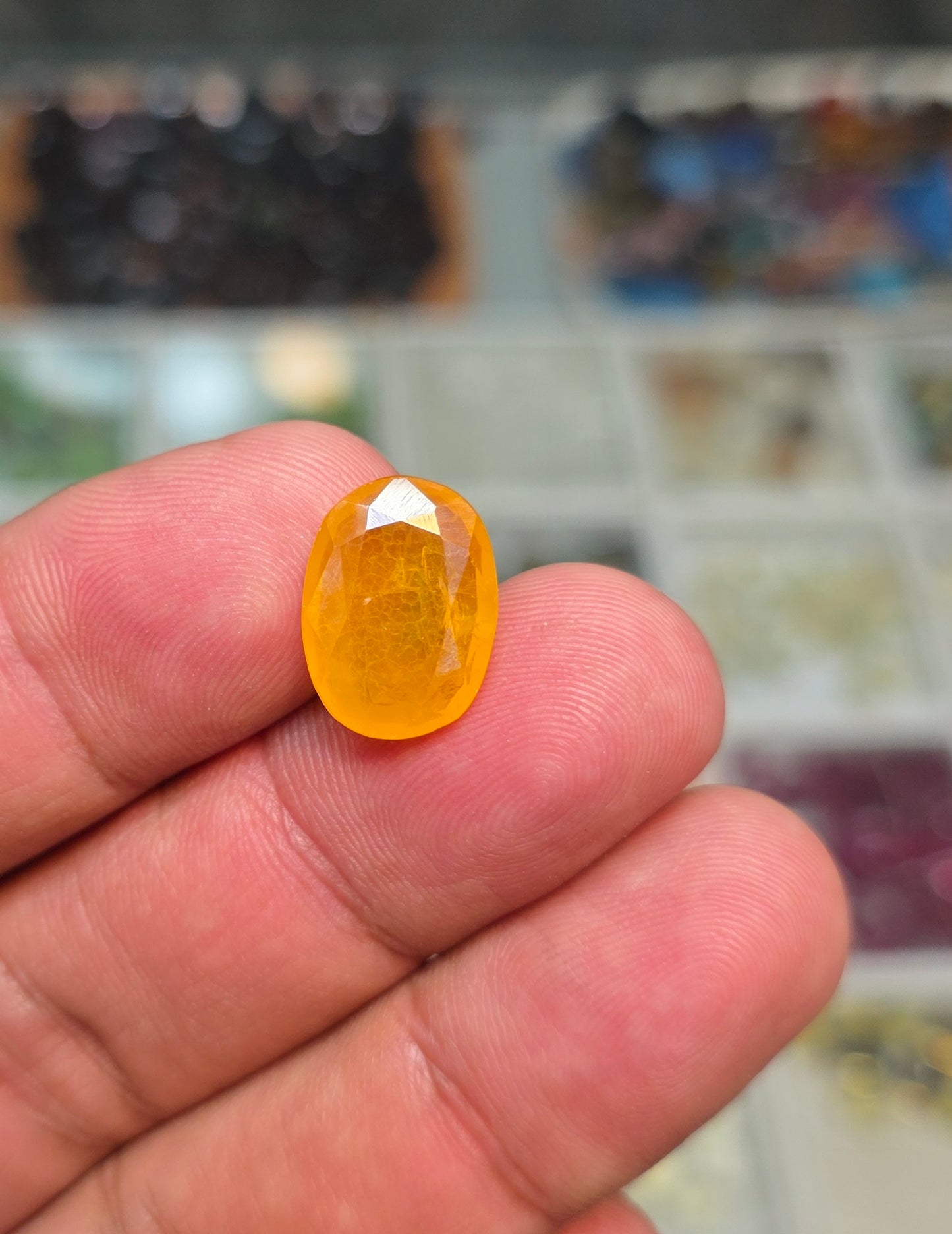 Premium Quality Indian Pukhraj Stone