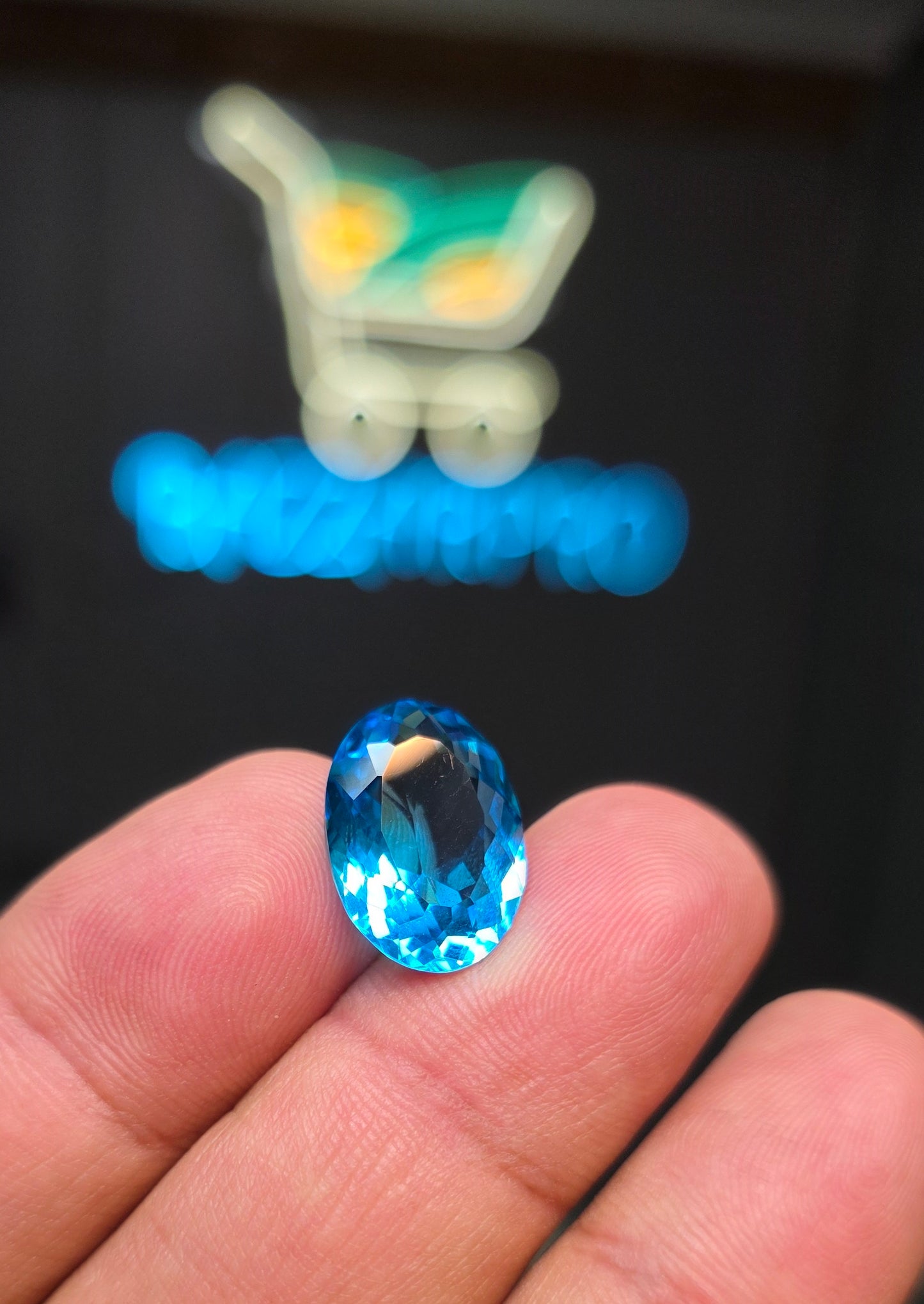 Premium Quality Blue Topaz Stone