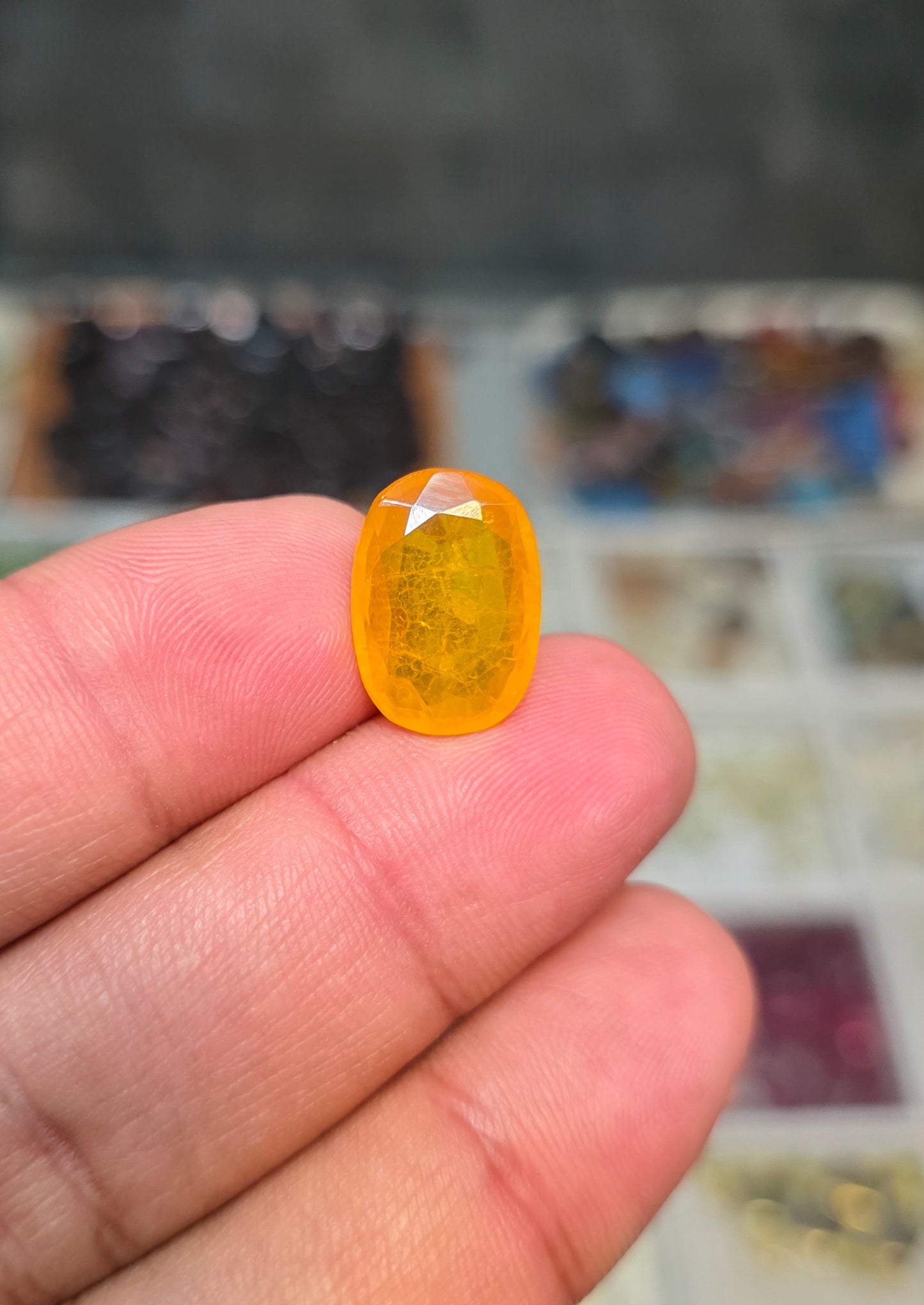 Premium Quality Indian Pukhraj Stone