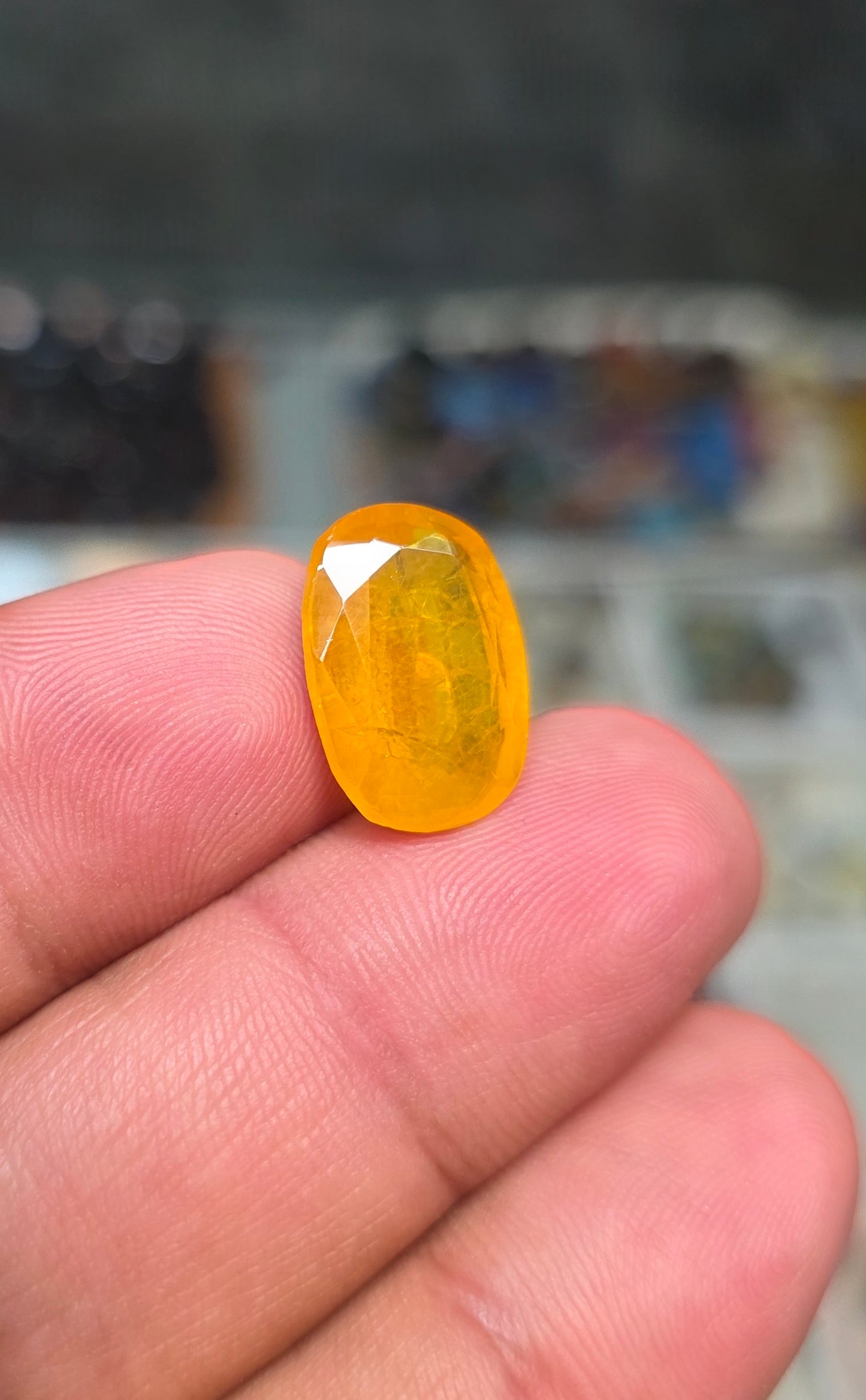 Premium Quality Indian Pukhraj Stone